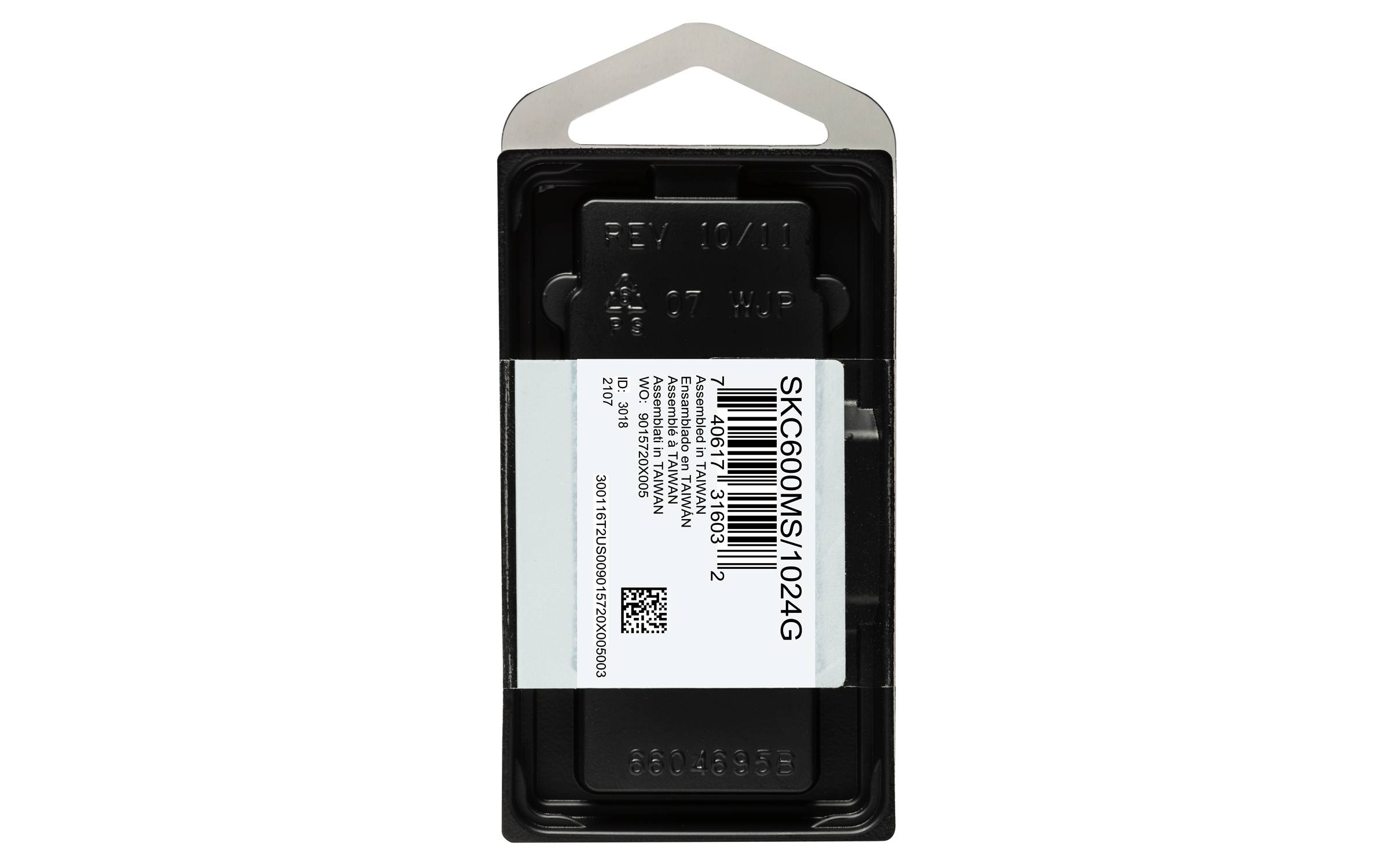 Rca Informatique - image du produit : 1024GB KC600MS SATA3 MSATA SSD ONLY DRIVE