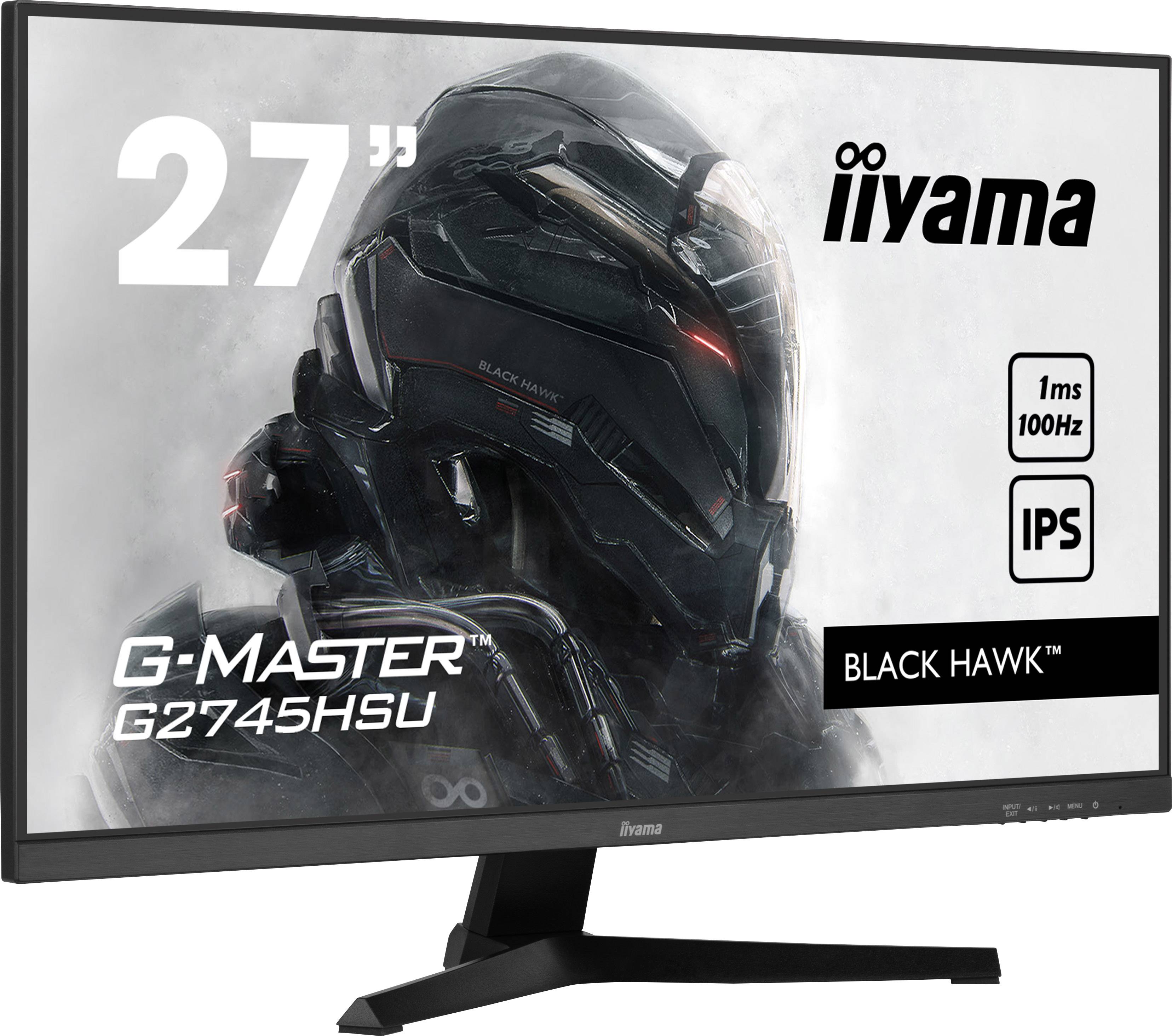 Rca Informatique - image du produit : G2745HSU-B1 27IN IPS FHD 100HZ 250CD/HDMI/DP/2USB HUB