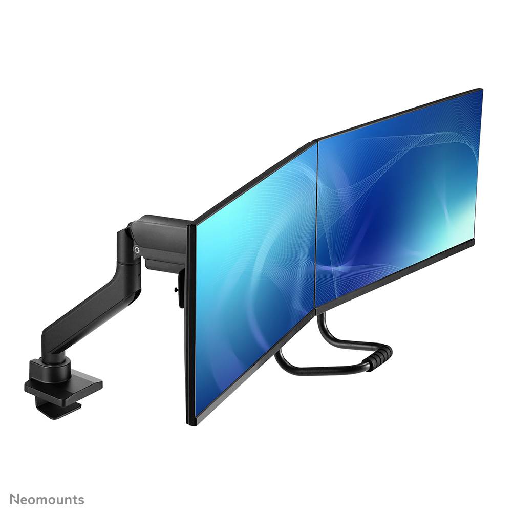 Rca Informatique - image du produit : NEOMOUNTS BY NEWSTAR SCREEN DESK MOUNT 2 SCREENS(TOPFIX CLAM