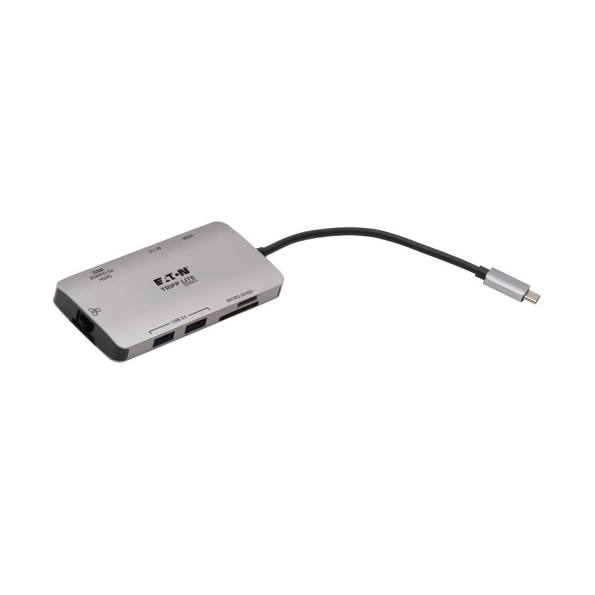 Rca Informatique - image du produit : USB-C PRT DOCK STATION HDMI 4K USB-A/C SD/MIC SD PD CHAR 3.0GRY