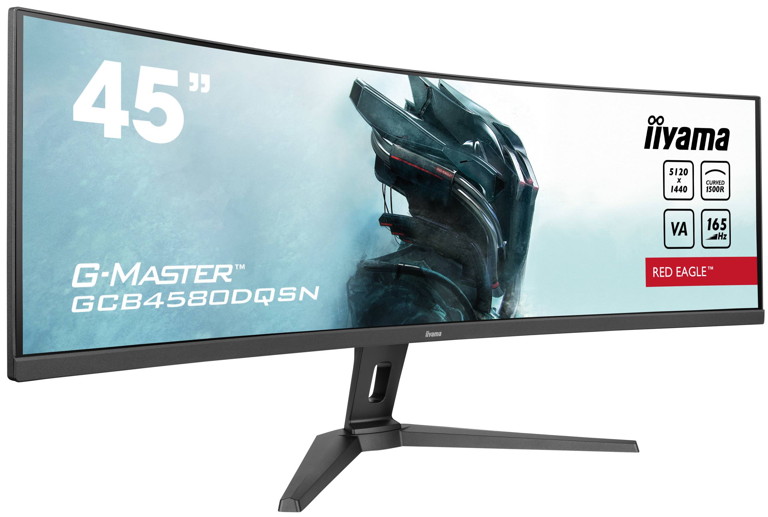 Rca Informatique - image du produit : GCB4580DQSN-B1 45IN CV VA 5K 165HZ/2HDMI/DP/3USB/USB-C/HAS