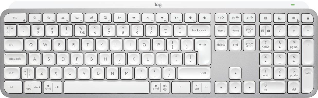 Rca Informatique - image du produit : MX KEYS S - PALE GREY US INTL - BT N/A - INTNL-973