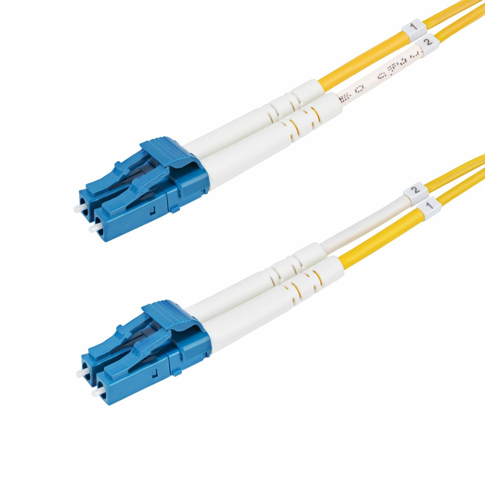 Rca Informatique - image du produit : LC/LC SINGLE MODE FIBER CABLE OS2/UPC/DUPLEX/LSZH