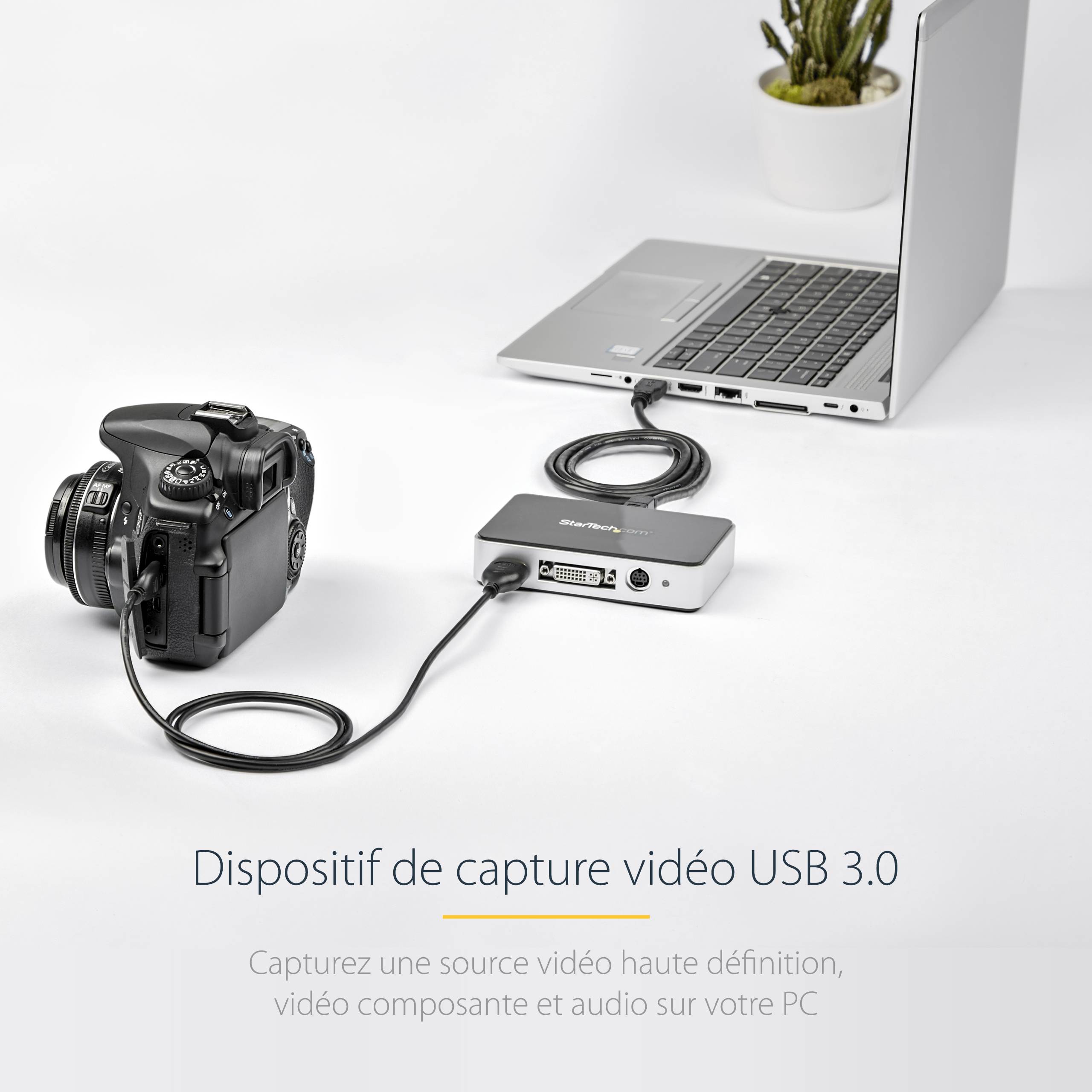 Rca Informatique - image du produit : BOITIER DACQUISITION VIDEO USB 3.0 - HDMI / DVI / VGA