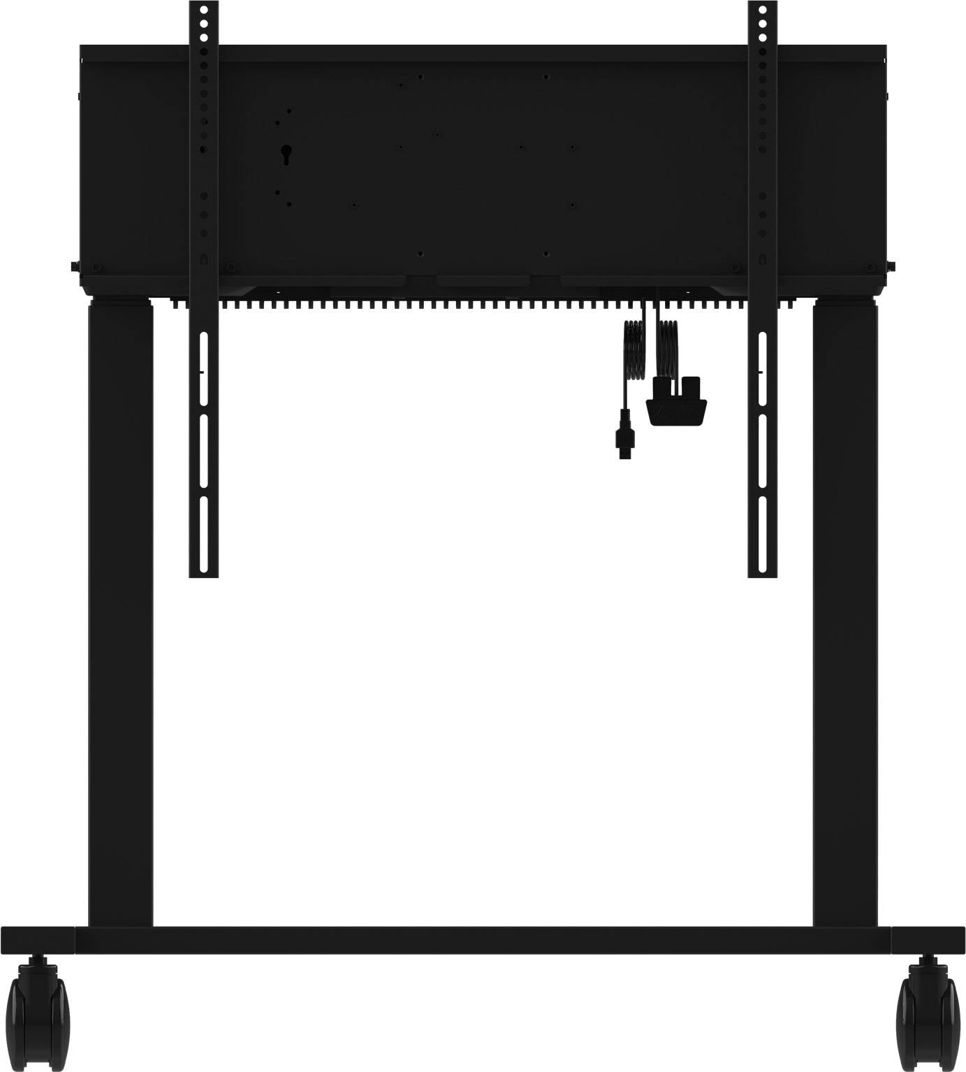 Rca Informatique - image du produit : ELECTRIC TWO-POST LIFT ON WHEELS FOR MONITORS UP TO 98IN 1