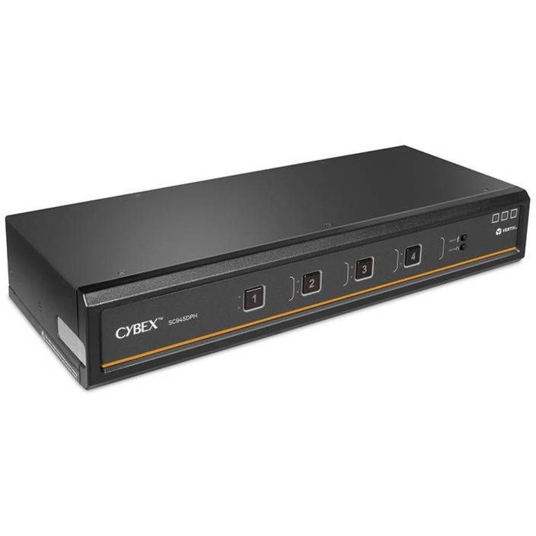 Rca Informatique - image du produit : CYBEX SC UNIVERSAL DP/H SECURE KVM SWITCH 4-PORT DUAL DISPLAY W