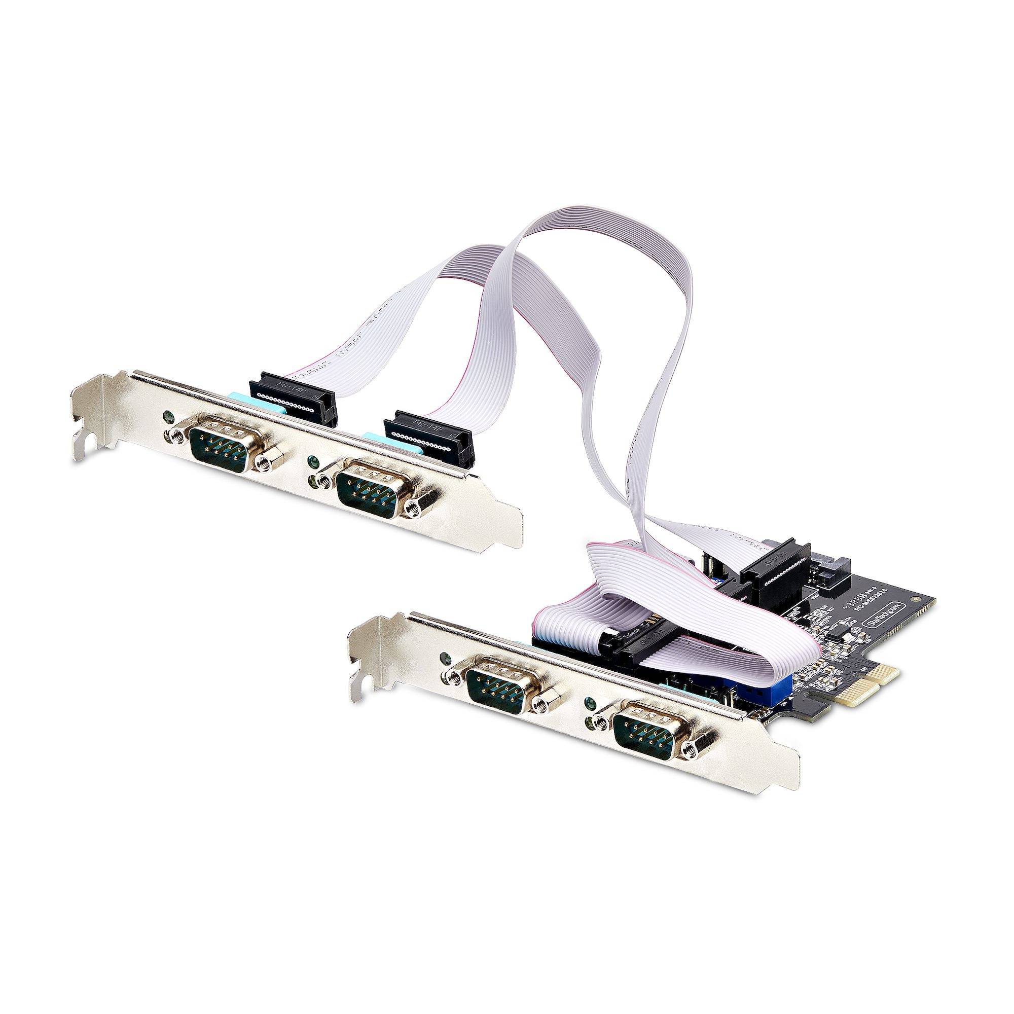 Rca Informatique - Image du produit : CARTE SERIE PCIE A 4 PORTS CA RTE 4 PORTS RS232/RS422/RS485