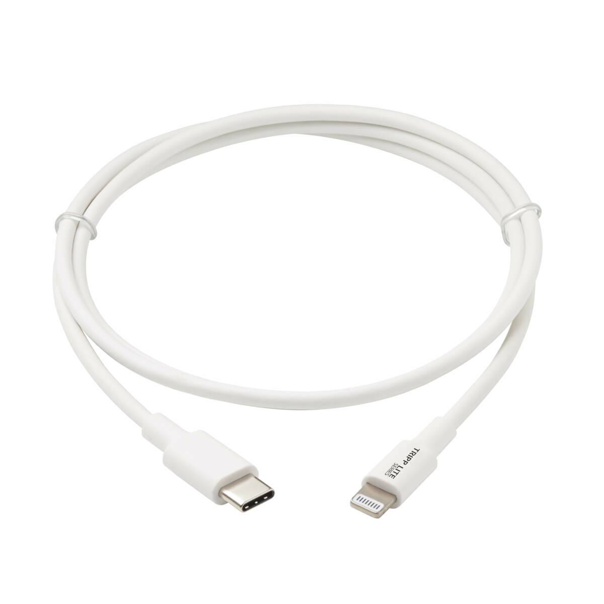 Rca Informatique - image du produit : USB-C TYPE-C SYNC / CHARGE CBL LIGHTNING USB 2.0 WHITE 0.91 M