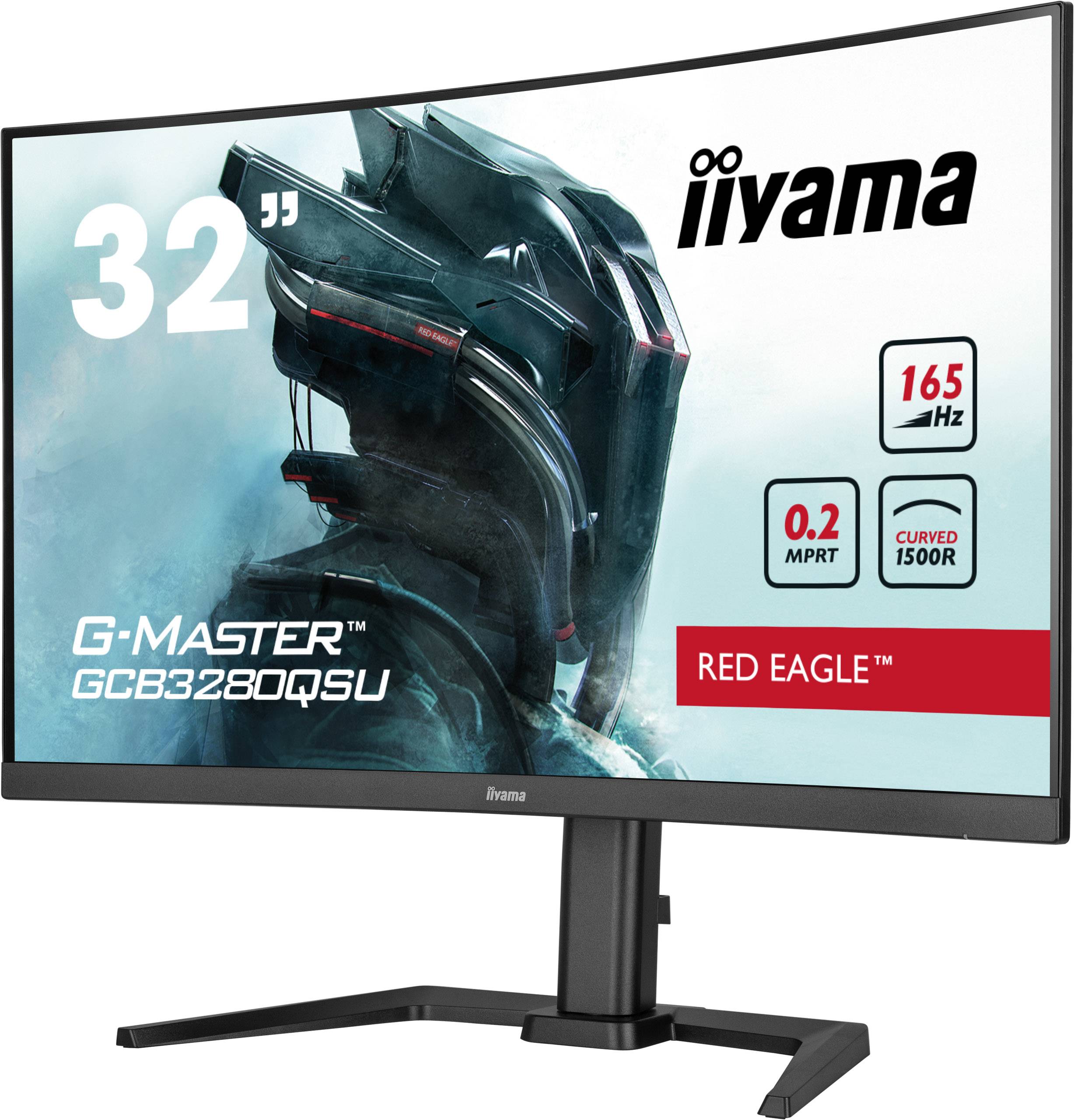 Rca Informatique - image du produit : GCB3280QSU-B1 31.5IN VA WQHD 165HZ/0.2MS/2HDMI/DP/2USB/HAS