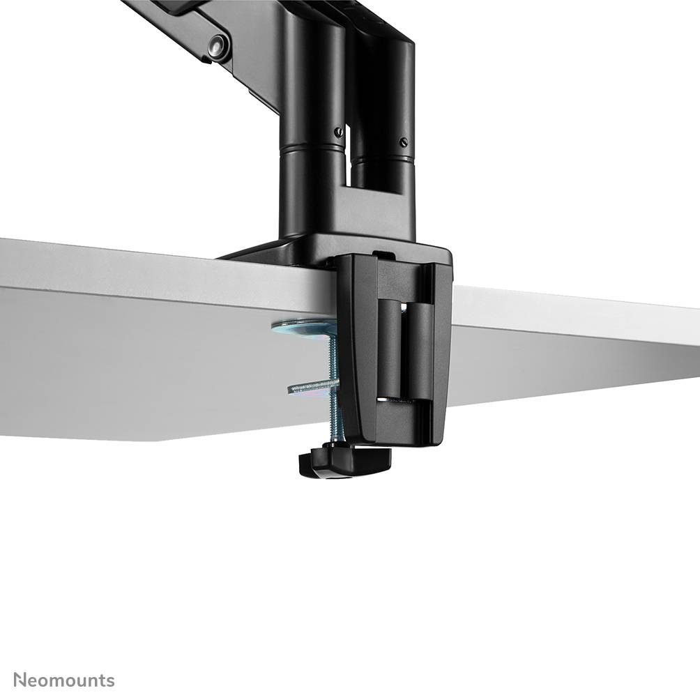 Rca Informatique - image du produit : NEWSTAR DESK MOUNT ULTRA FLAT (CLAMP/GROMMET) BLACK 17-27IN