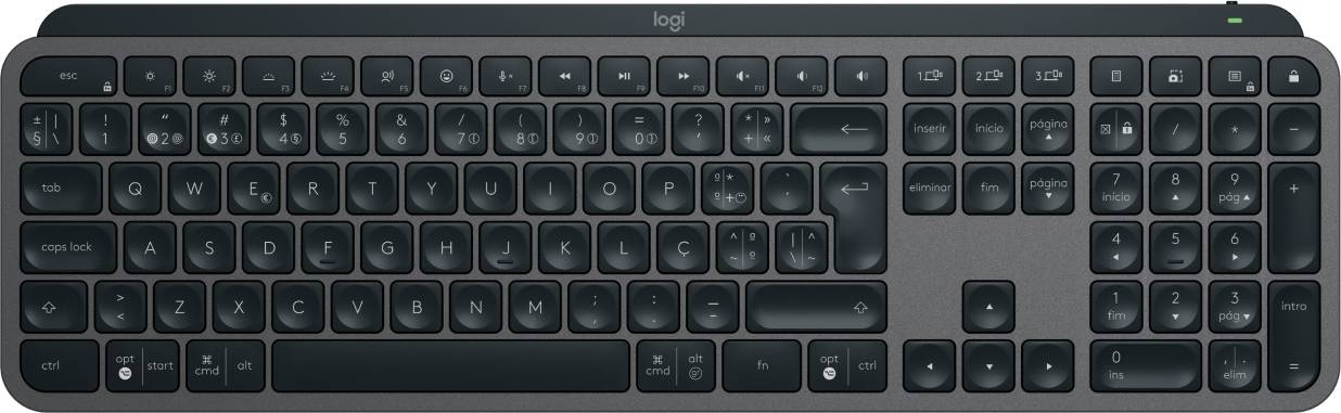 Rca Informatique - image du produit : MX KEYS S - GRAPHITE - PTG - BT - N/A - MEDITER-412