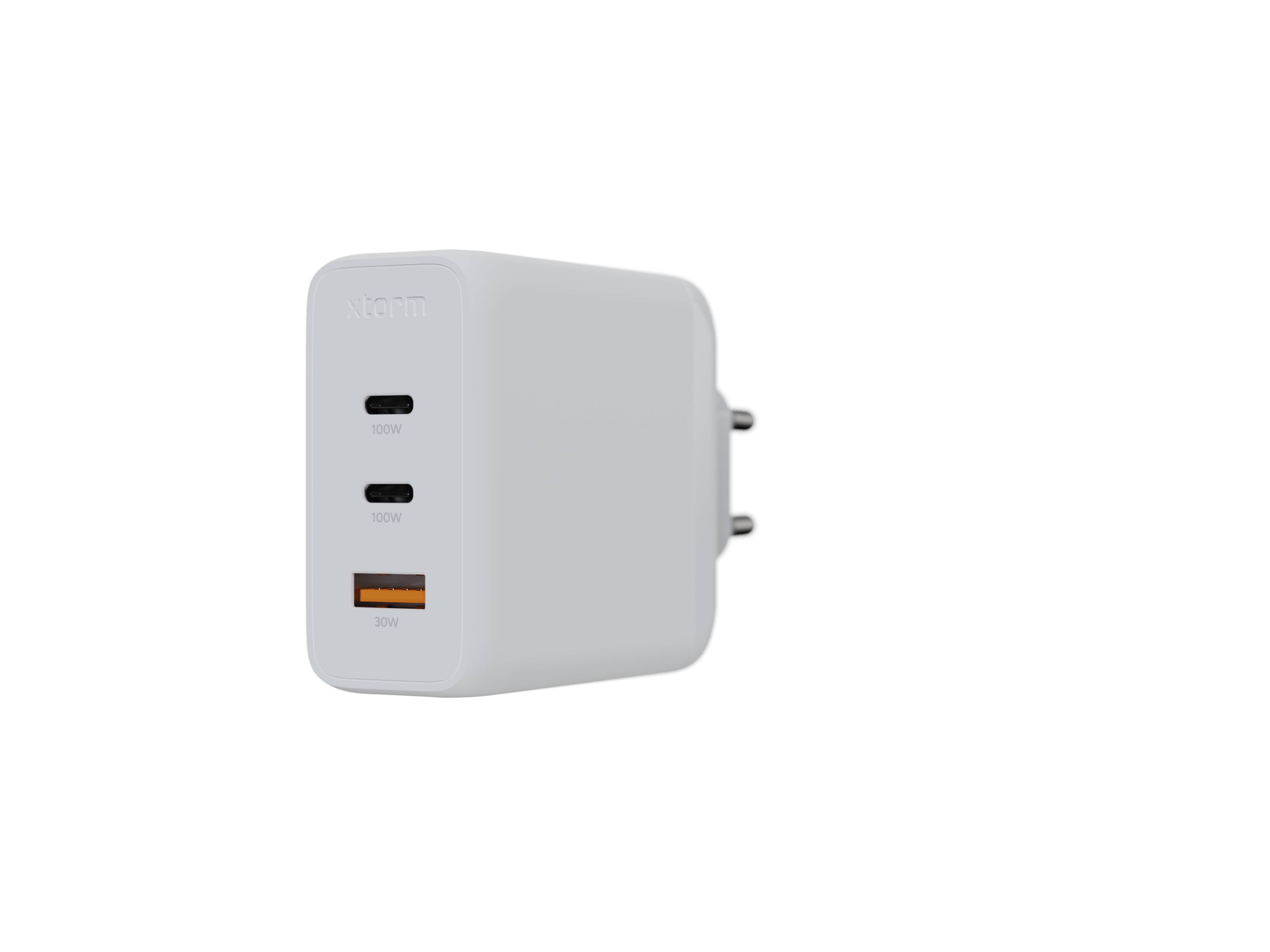 Rca Informatique - image du produit : WALL CHARGER GAN2 100W XTORM - WHITE