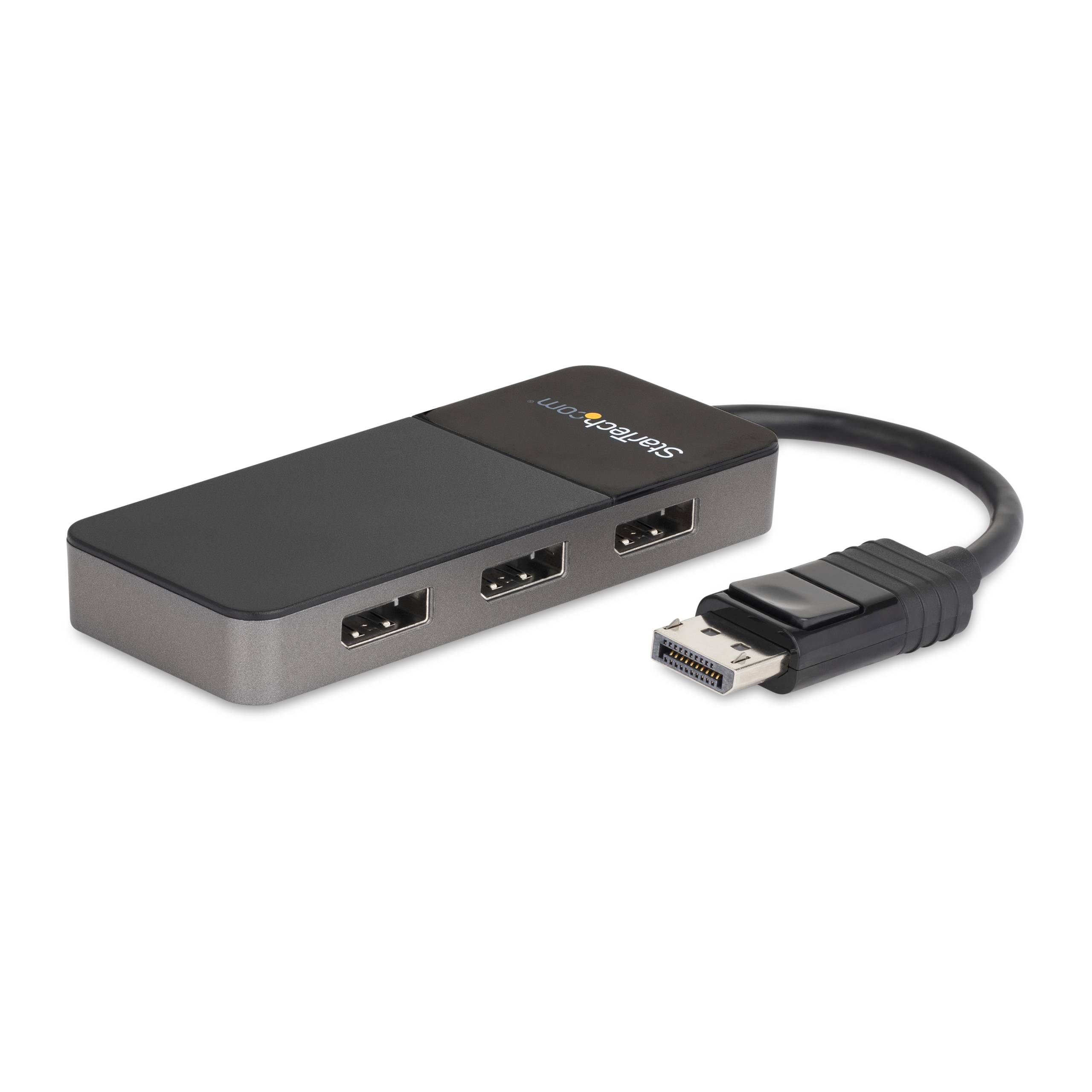 Rca Informatique - image du produit : 3 PORT DISPLAYPORT MST HUB 3 X 4K - FOR WINDOWS - DP 1.4