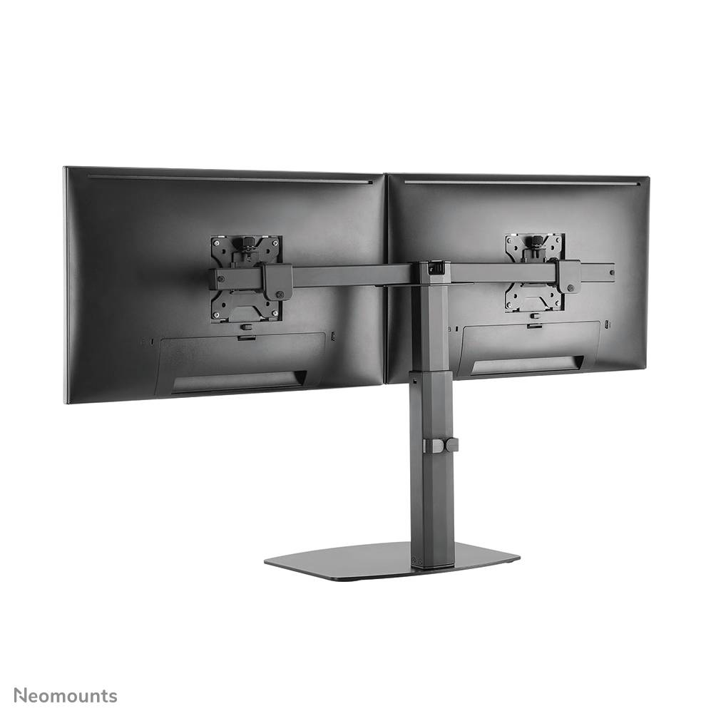 Rca Informatique - image du produit : DESK MOUNT DUAL 19-27IN BLACK STAND 75X75TO100X100