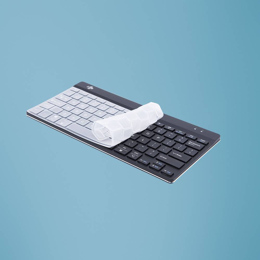 Rca Informatique - image du produit : R-GO HYGIENIC PROTECT KEYBOARD SILICONE LOAN FOR THE QWERTY