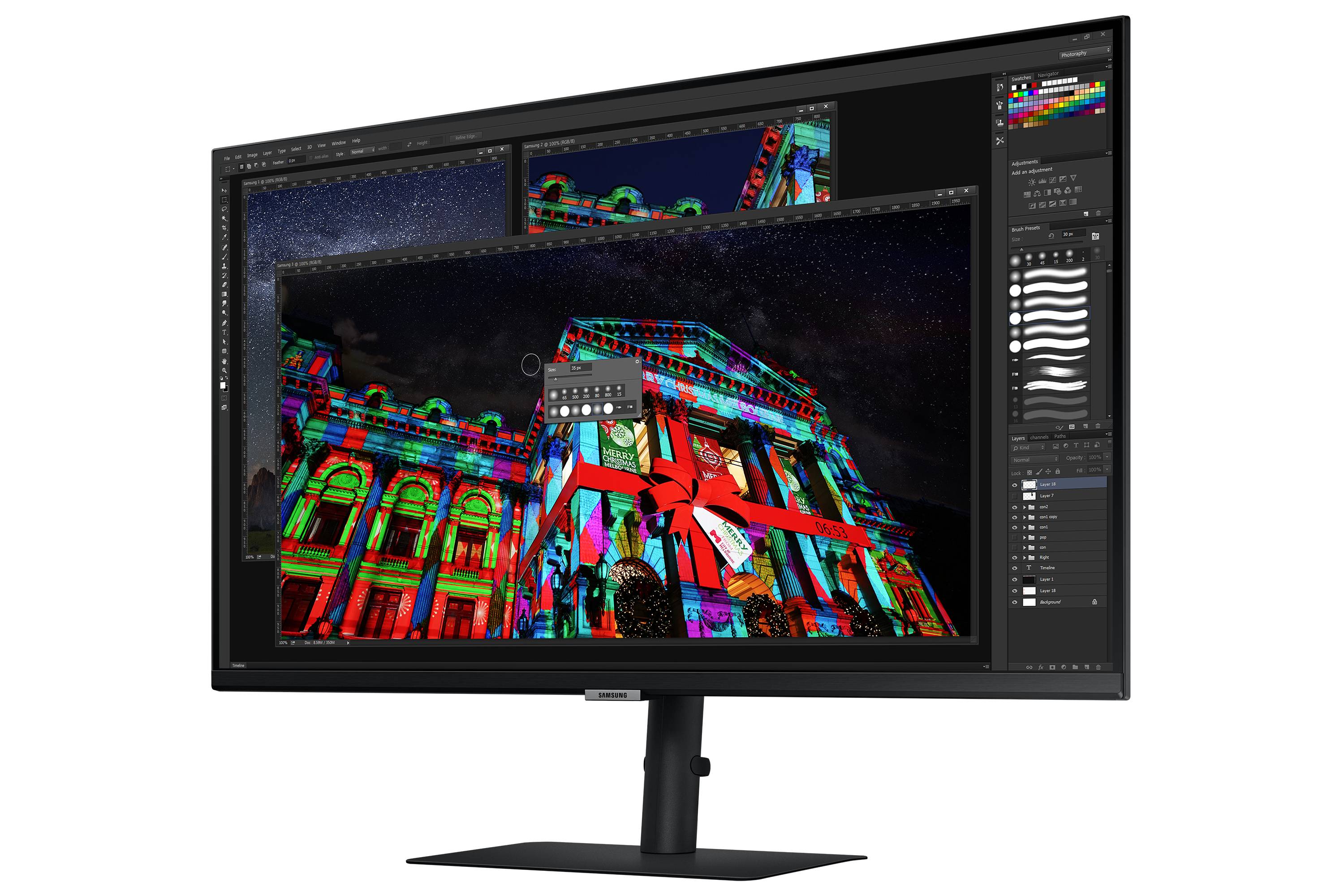 Rca Informatique - image du produit : LS32A800NMPXEN 31.5IN VA 4K UHD 300CD/5MS/HDMI/DP/4USB/HAS