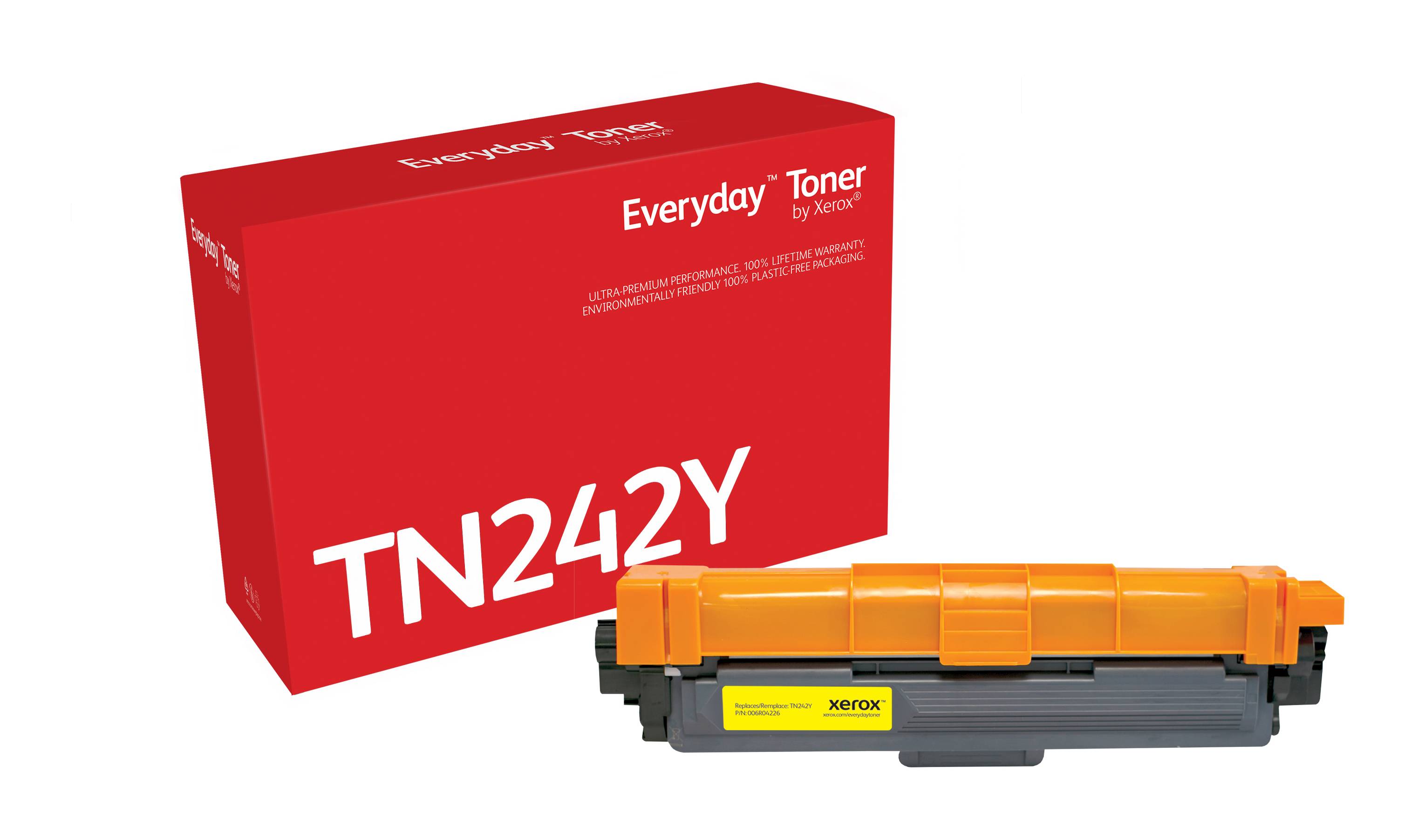 Rca Informatique - Image du produit : EVERYDAY TONER YELLOW CARTRIDGE EQUIVALENT TO BROTHER TN-242Y FO