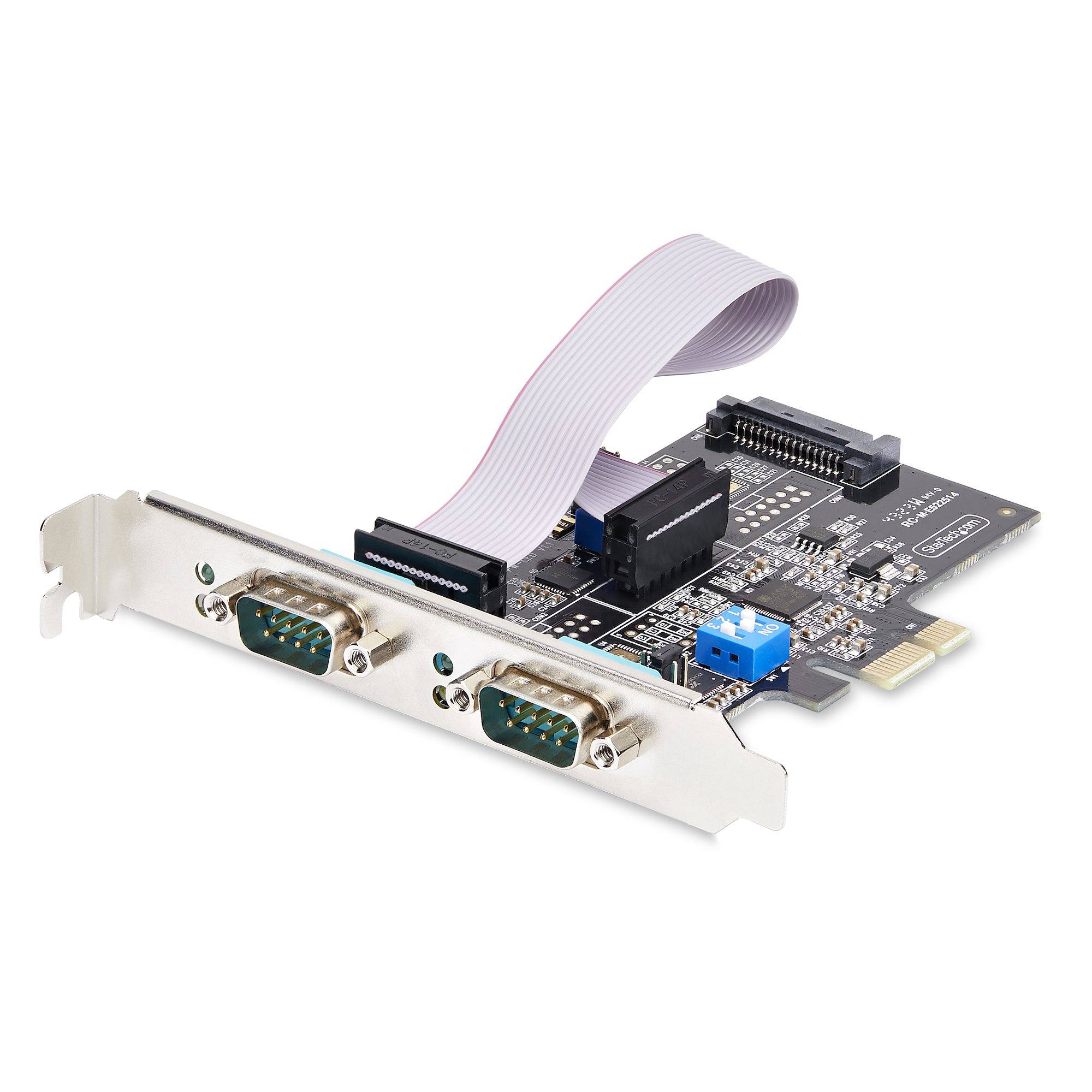 Rca Informatique - Image du produit : 2-PORT SERIAL PCIE CARD PCI EXPRESS RS232/RS422/RS485