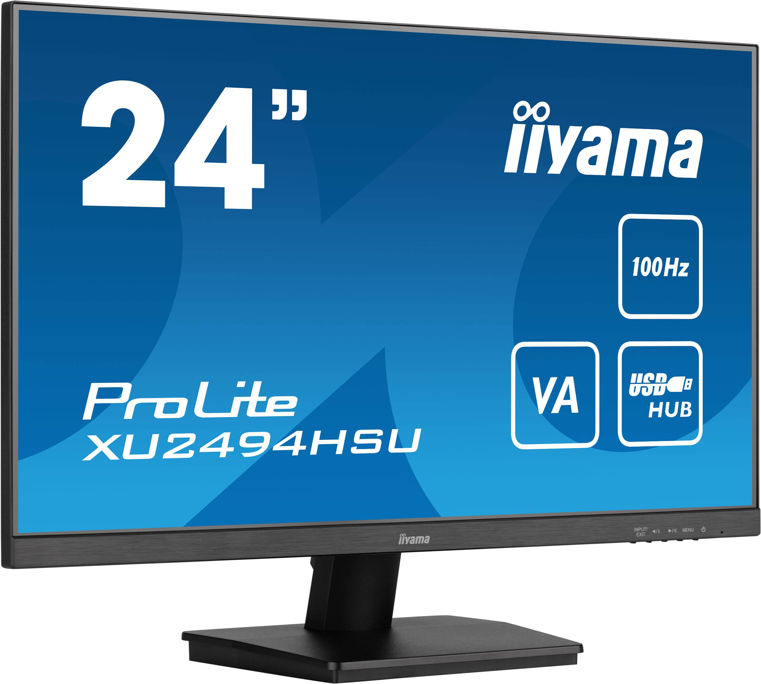 Rca Informatique - image du produit : XU2494HSU-B6 23.8IN VA FHD 250CD/HDMI/DP/2USB HUB