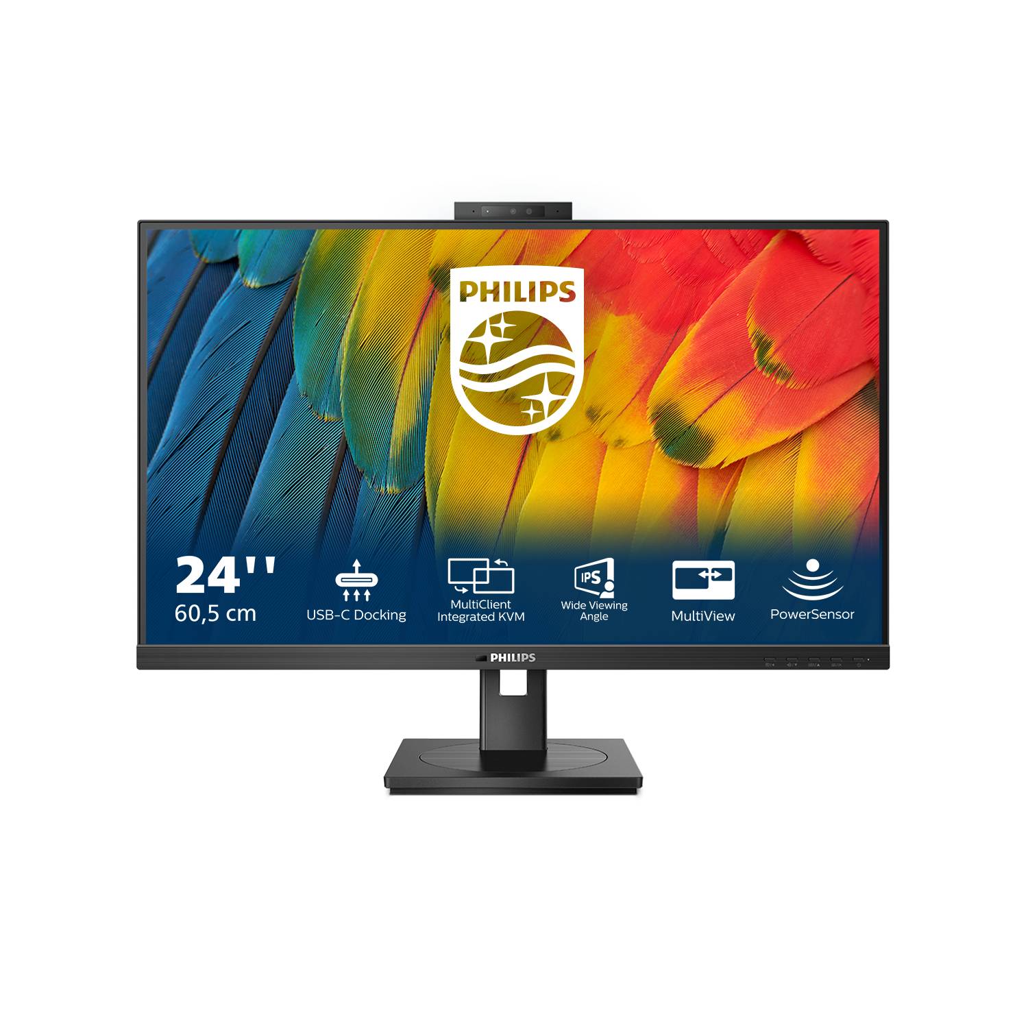 Rca Informatique - image du produit : 24B1U5301H/00 23.8IN IPS FHD 300CD/HDMI/DP/4USB/3USB-C/HAS