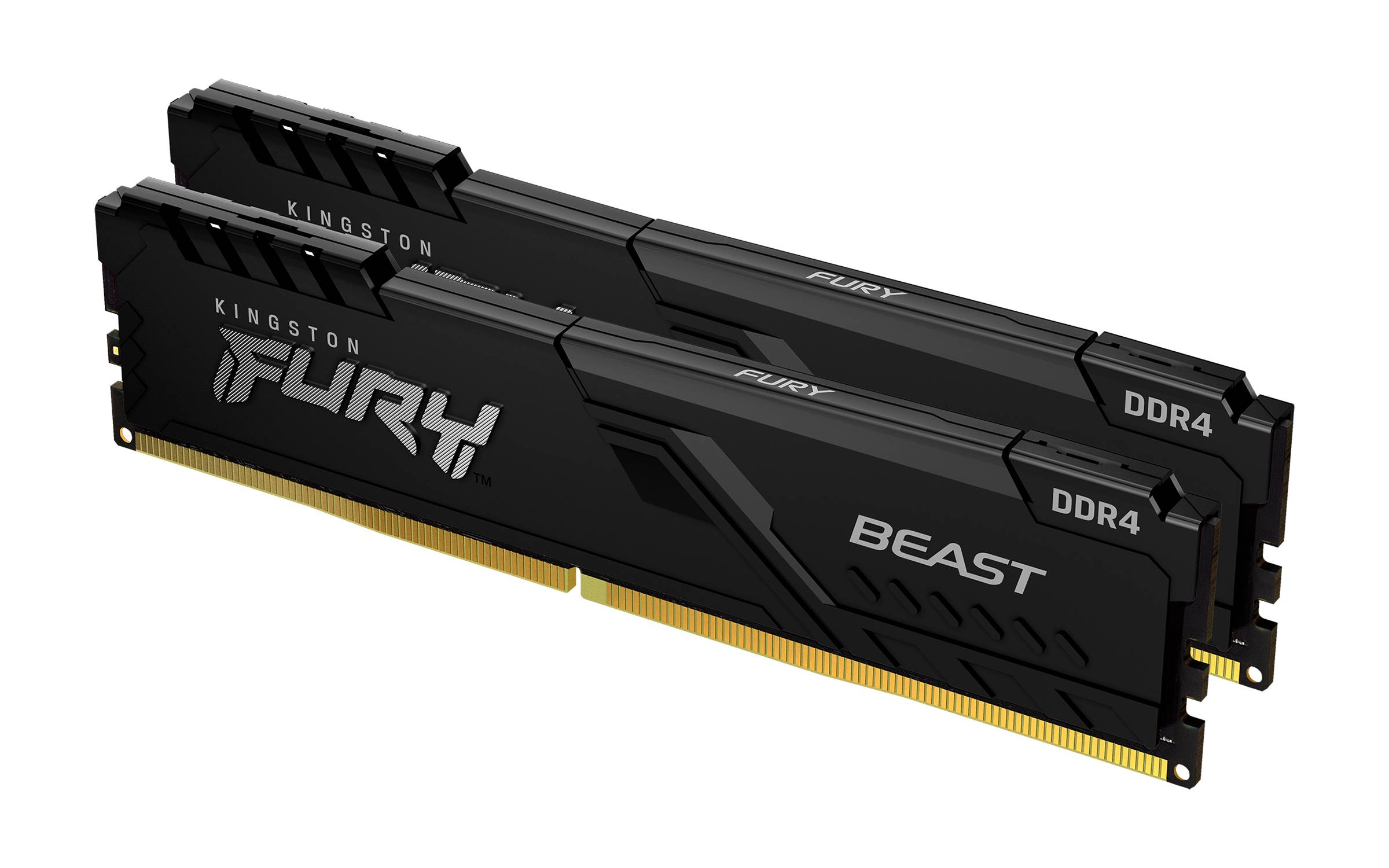 Rca Informatique - Image du produit : 8GB DDR4-2666MHZ CL16 DIMM (KIT OF 2) FURY BEAST BLACK