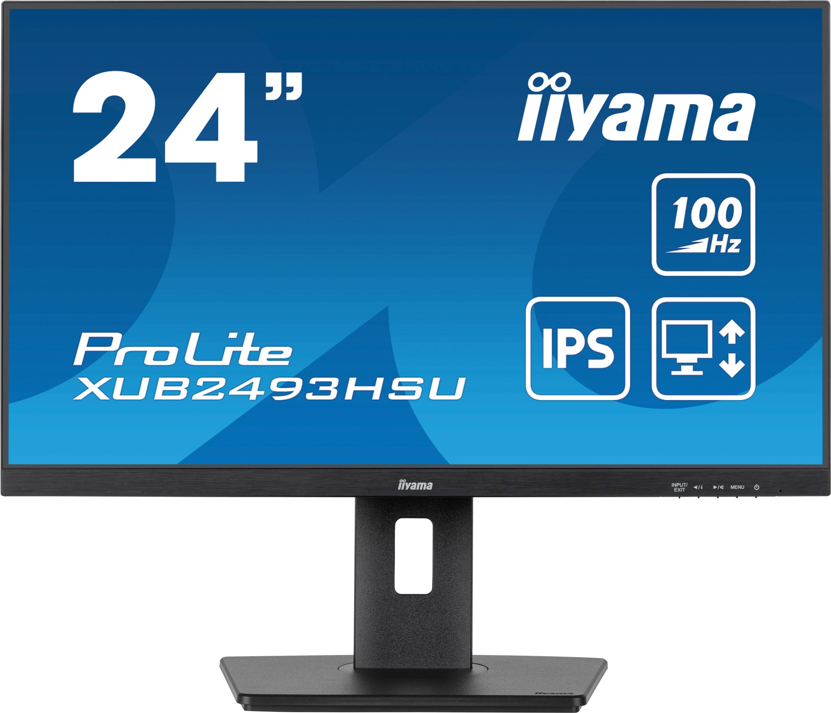 Rca Informatique - Image du produit : XUB2493HSU-B6 23.8IN IPS FHD 250CD/HDMI/DP/2USB HUB/HAS