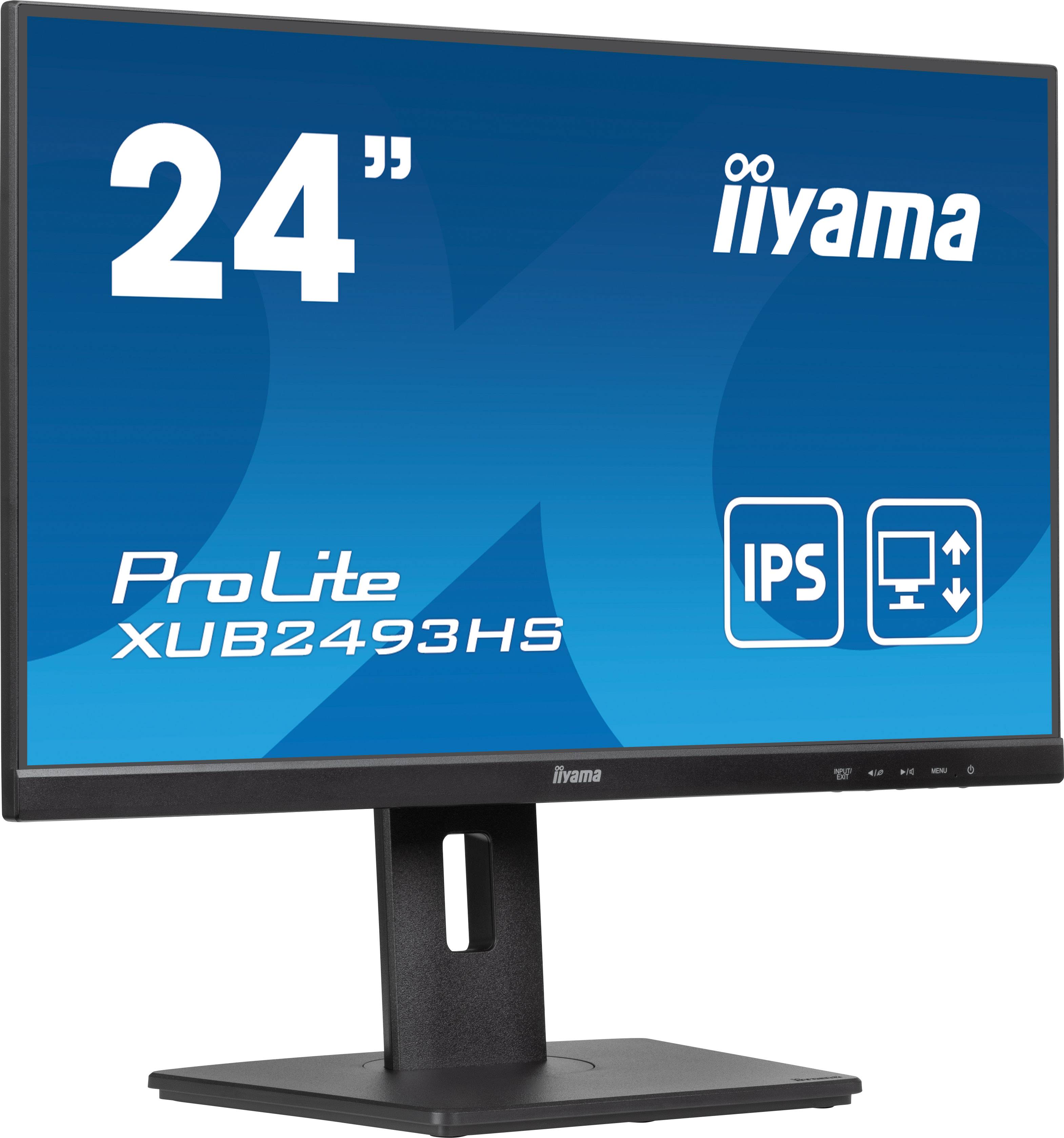 Rca Informatique - image du produit : XUB2493HS-B6 23.8IN IPS FHD 250CD/HDMI/DP/HAS