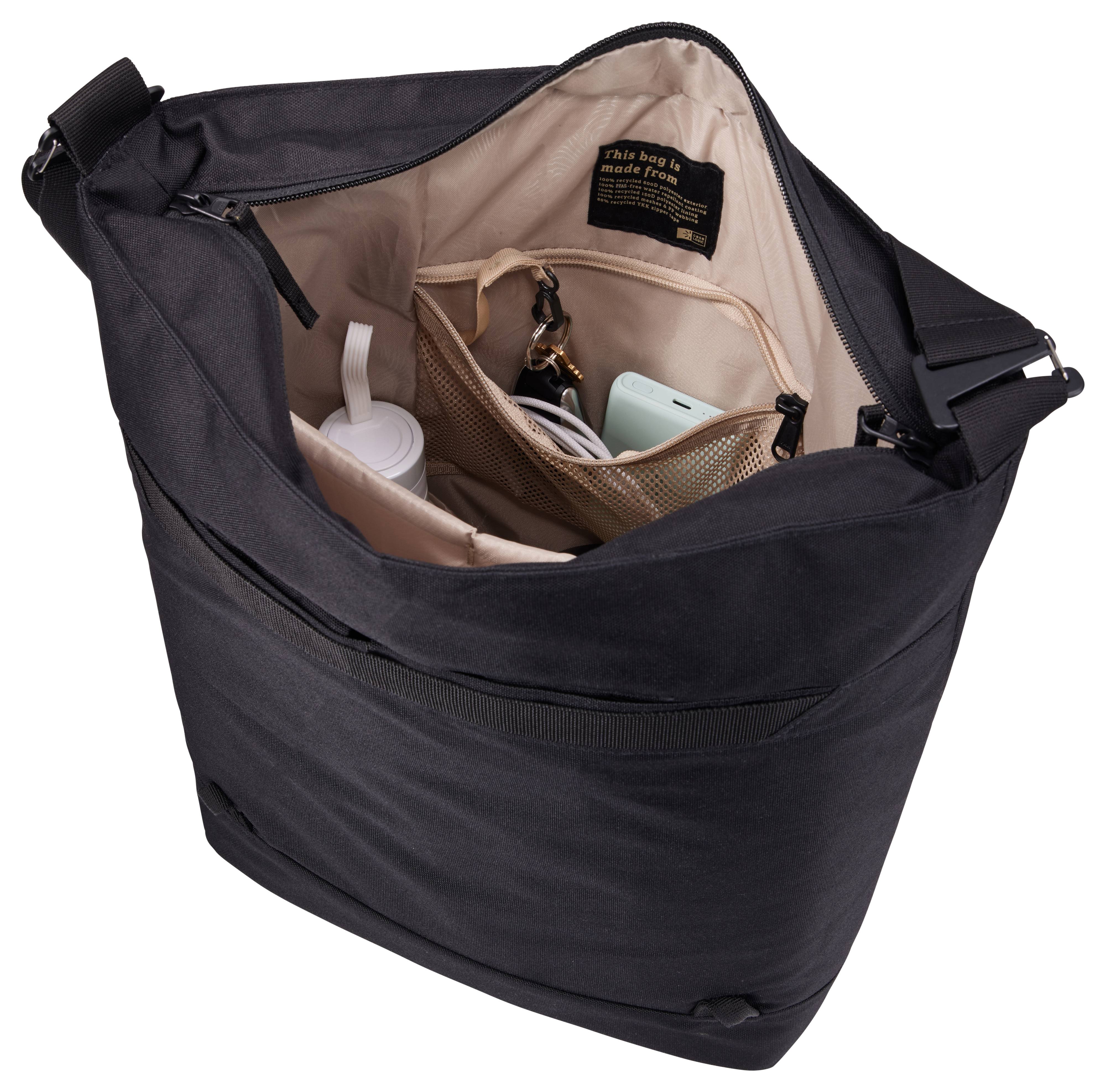 Rca Informatique - image du produit : INVIT116 BLACK INVIGO ECO CONVERTIBLE TOTE