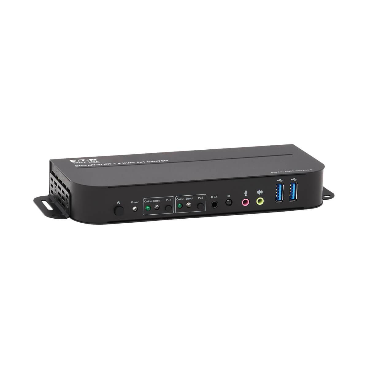 Rca Informatique - image du produit : 2PT DISPLAYPORT/USB KVM SWITCH 4K HDR HDCP DP USB SHARE USB3.0