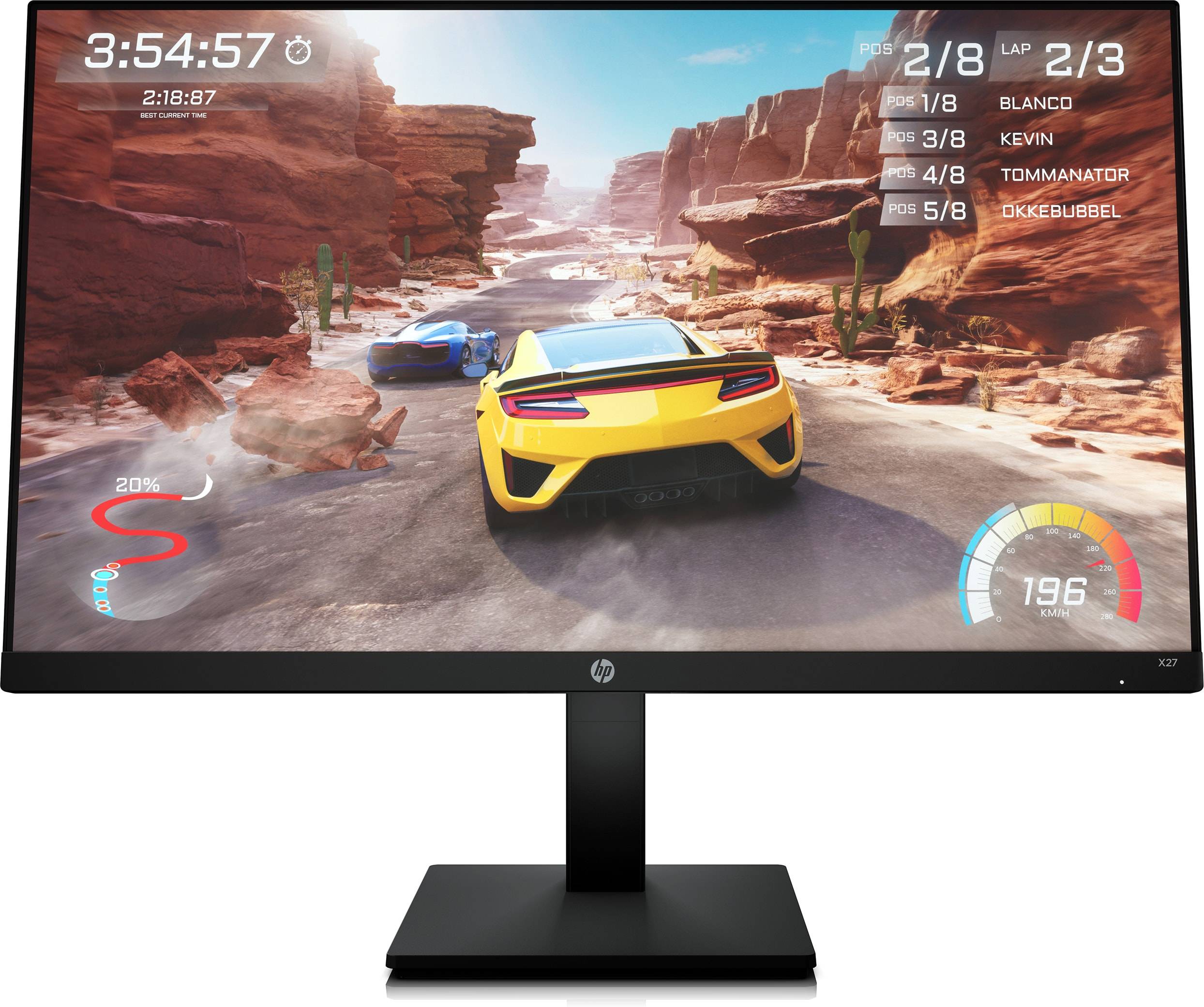 Rca Informatique - image du produit : HP X27 IPS FHD AG 1920 X 1080 AMD FREESYNC PREMIUM