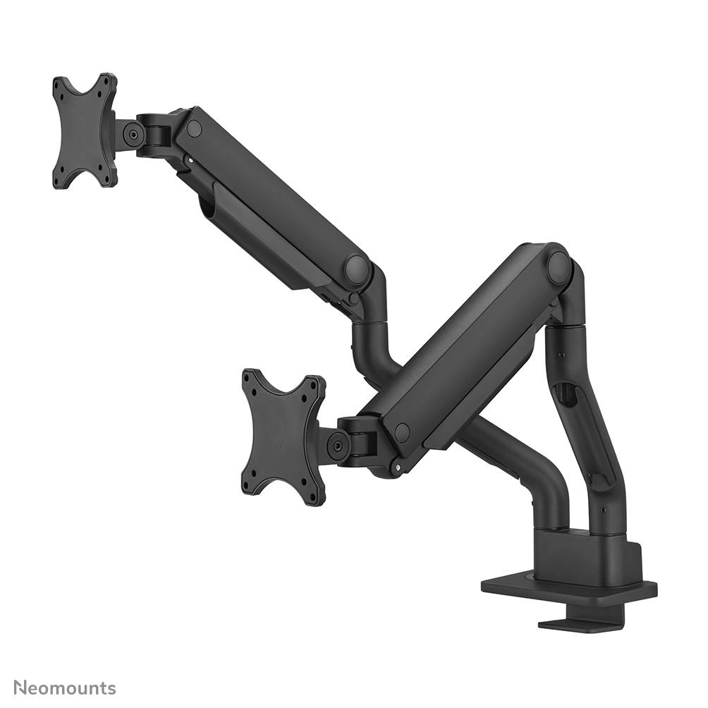 Rca Informatique - image du produit : NEOMOUNTS SELECT DESK MOUNT DOUBLE DISPLAY (TOPFIX CLAMP/GRO