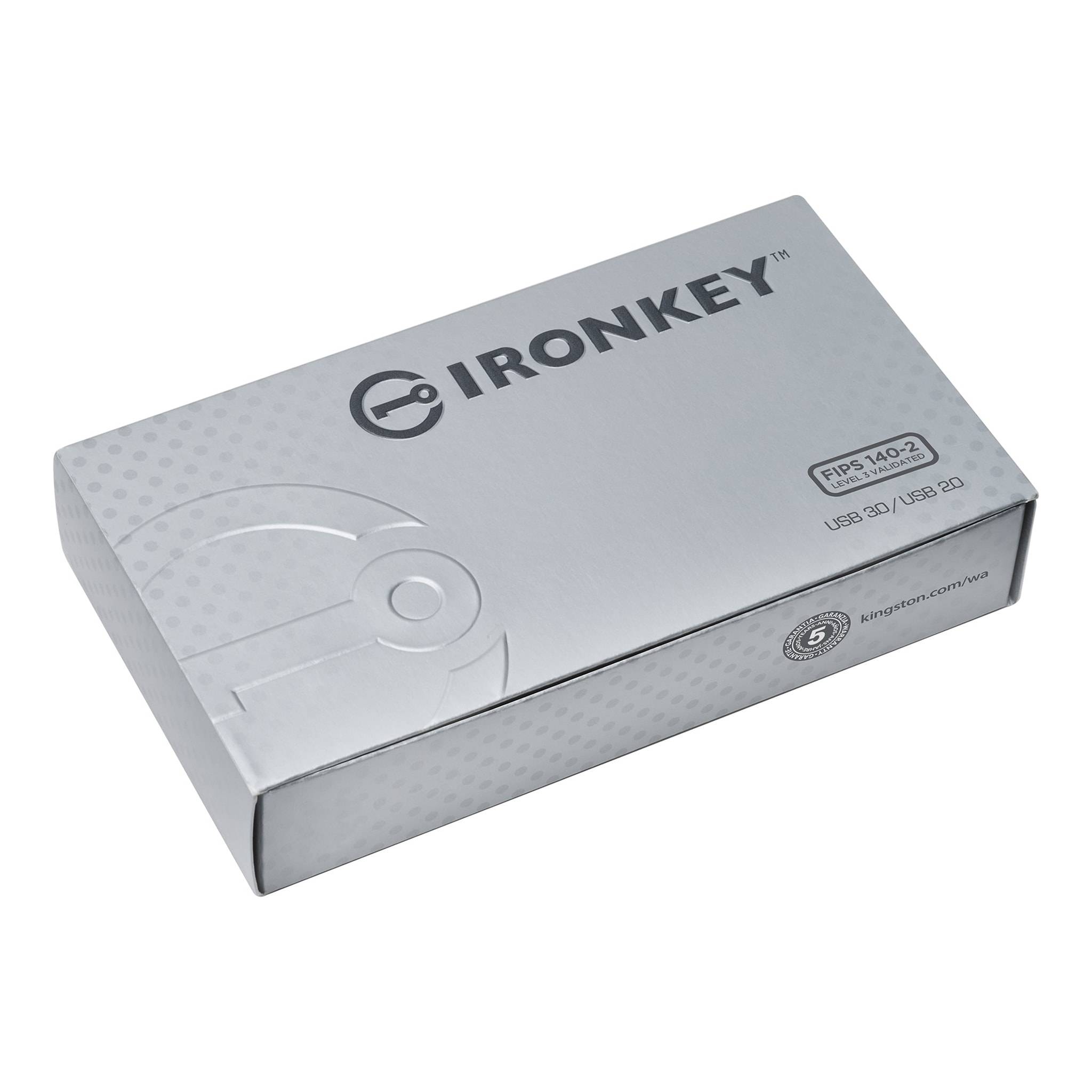 Rca Informatique - image du produit : 8GB IRONKEY ENTERPRISE S1000 ENCRYP 3.0 FIPS LEVEL 3 MANAGED