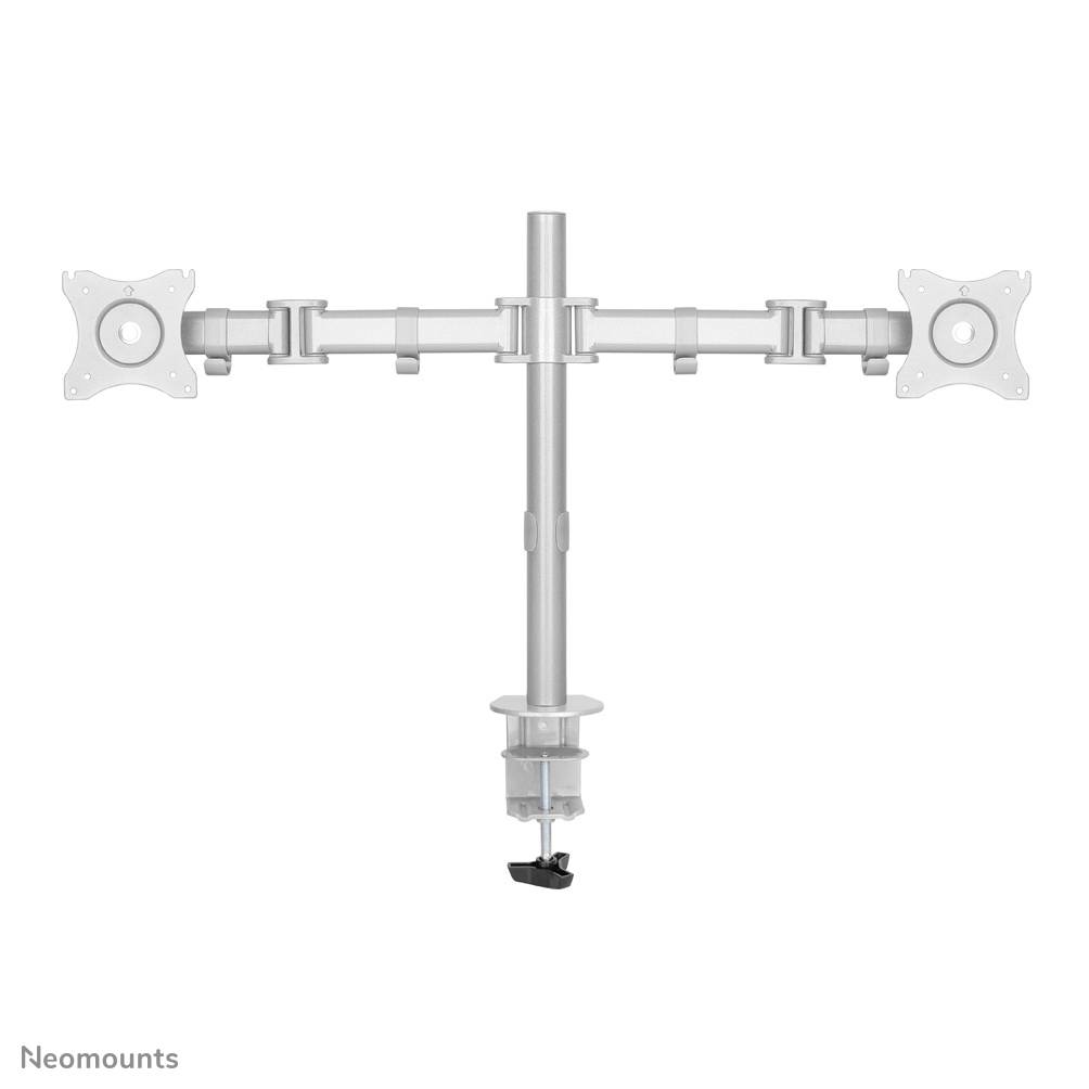 Rca Informatique - image du produit : DESK MOUNT DUAL 10-27IN SILVER CLMP/GRM.MAX16KG.75X75TO100X100M