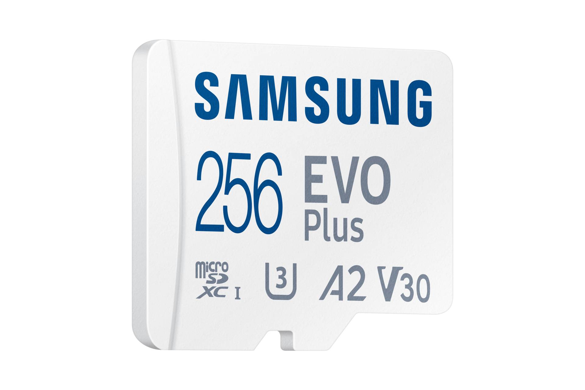 Rca Informatique - image du produit : EVO PLUS MICROSDXC UHS-I CARD WITH ADAPTER 256GB 160MB/S U1 V1