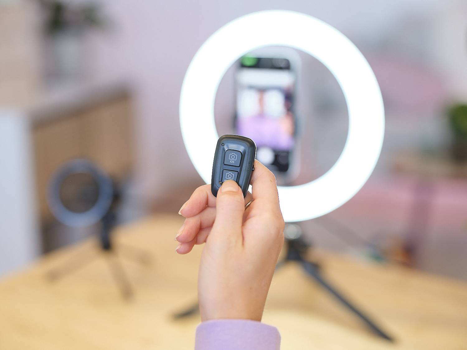 Rca Informatique - image du produit : MAKU VLOGGING KIT WITH LIGHT RING