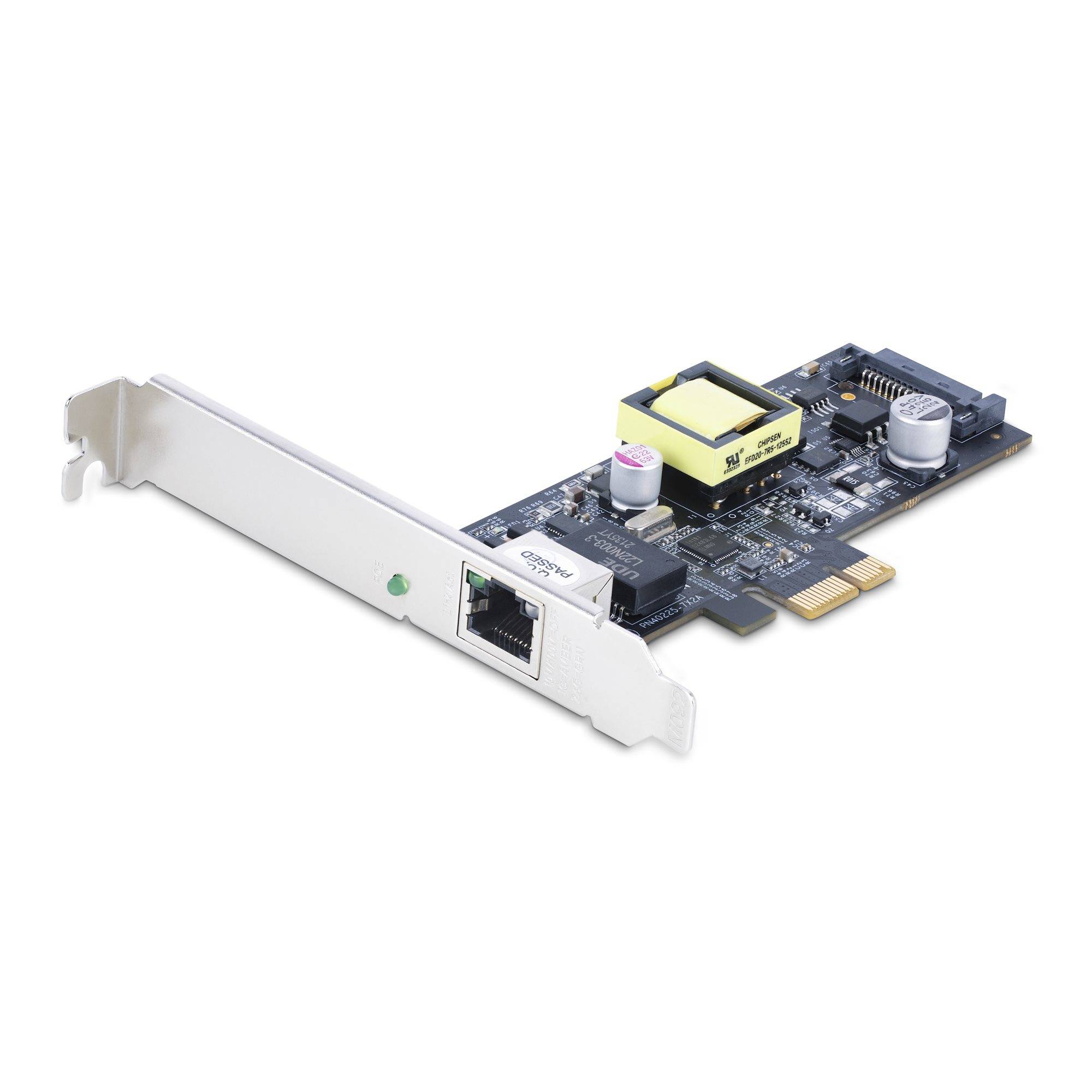 Rca Informatique - image du produit : 1-PORT 2.5GBPS NETWORK CARD PCIE 802.3AF/AT POE+ ETHERNET NI