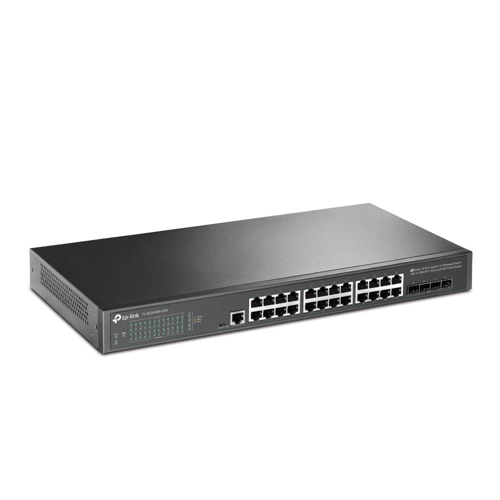 Rca Informatique - image du produit : JETSTREAM 24-PORT GIGABIT L2+ MANAGED SWITCH WITH 4 10GE SFP+