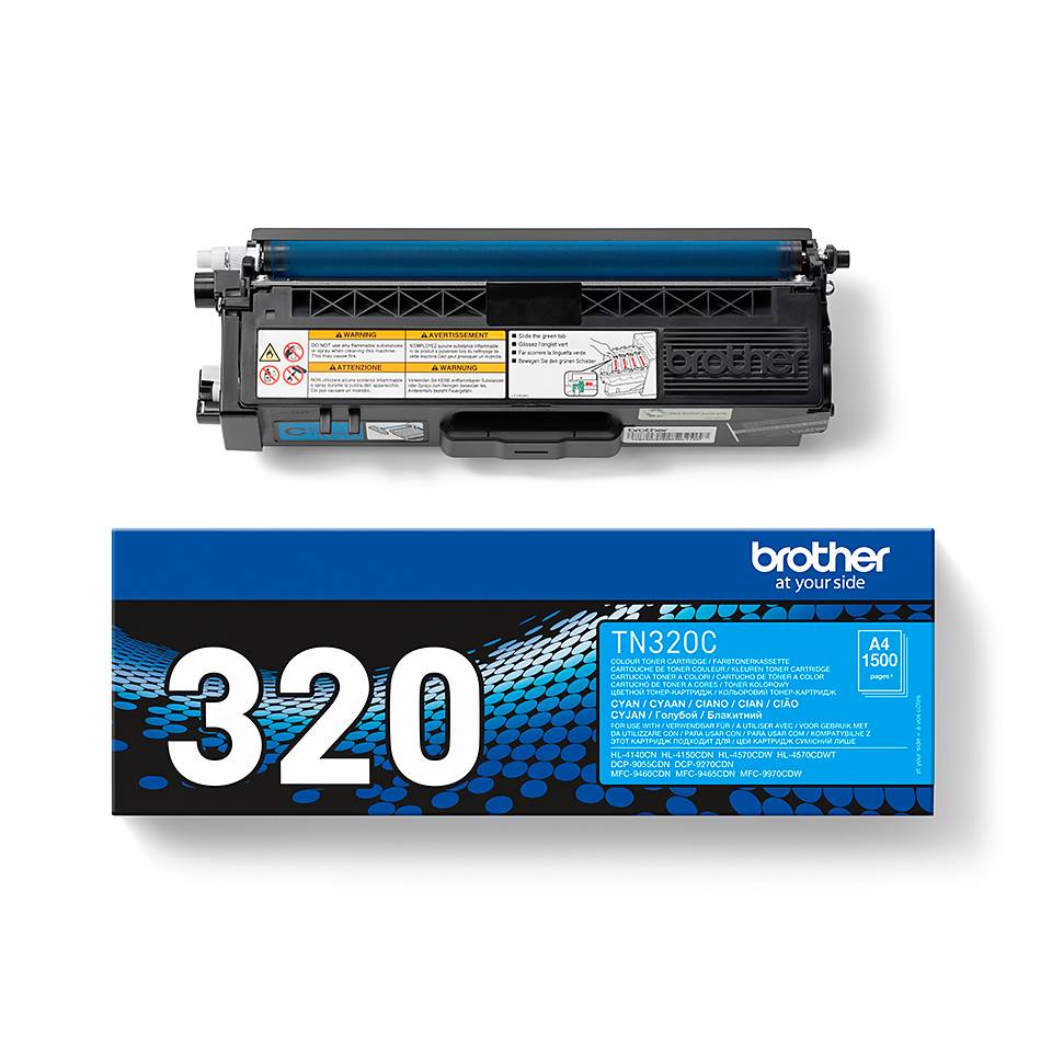 Rca Informatique - image du produit : TN-320C TONER CYAN 1500 PG F/ HL4150CDN/4570CDW/4570CDWT