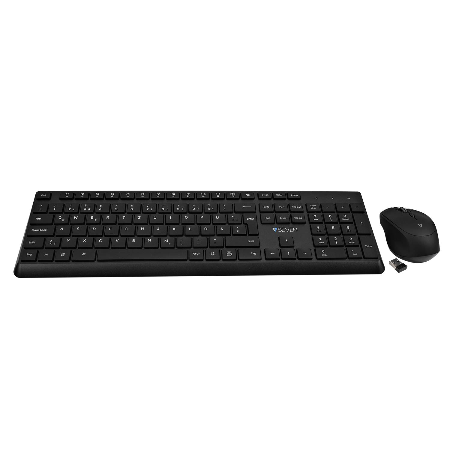 Rca Informatique - image du produit : PRO WIRELESS KEYBOARD MOUSE DE QWERTZ GERMAN LASERED KEYCAP