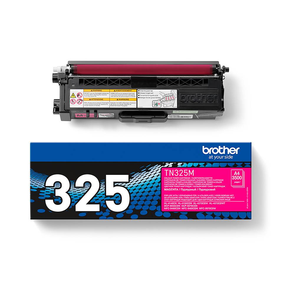 Rca Informatique - image du produit : TN-325M TONER MAGENTA 3500 PG F/ HL4150CDN/4570CDW/4570CDWT