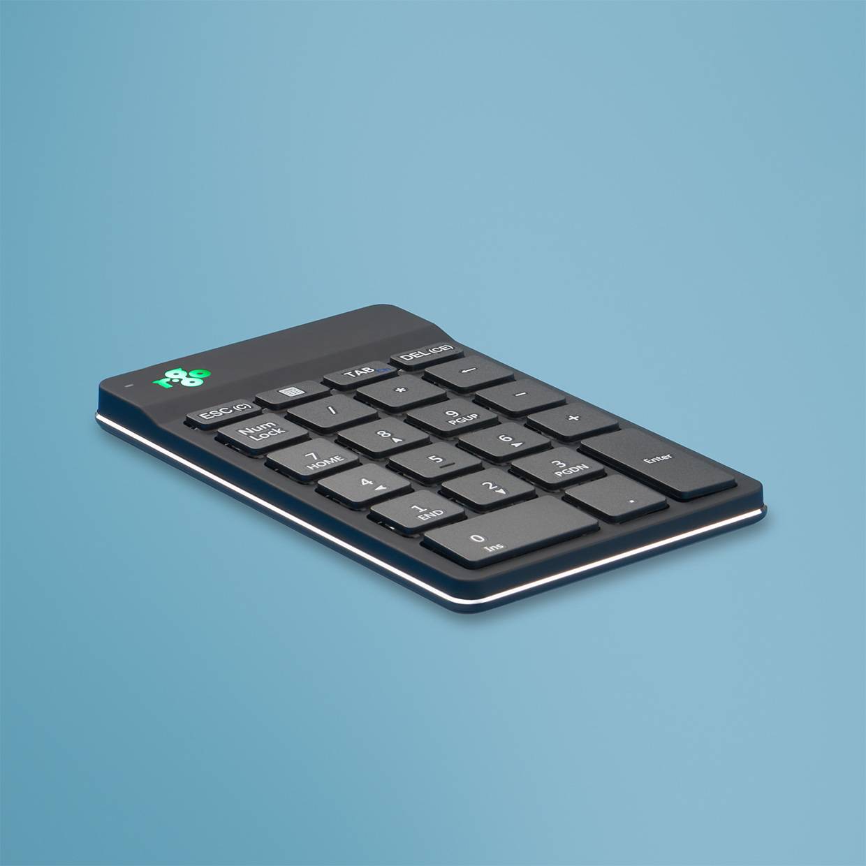 Rca Informatique - Image du produit : R-GO NUMPAD BREAK ERGONOMIC NUMERIC WIRELESS KEYPAD BLACK