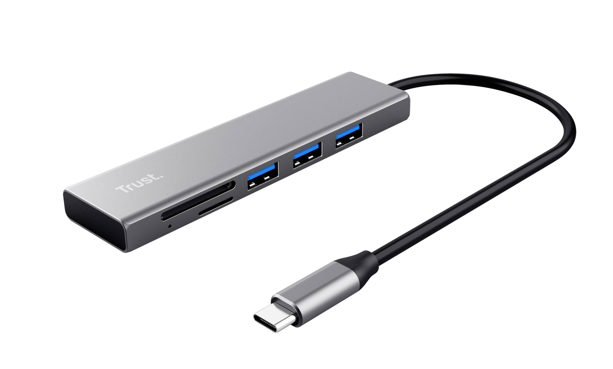 Rca Informatique - Image du produit : HALYX FAST USB-C HUB CARD READER BQ 40