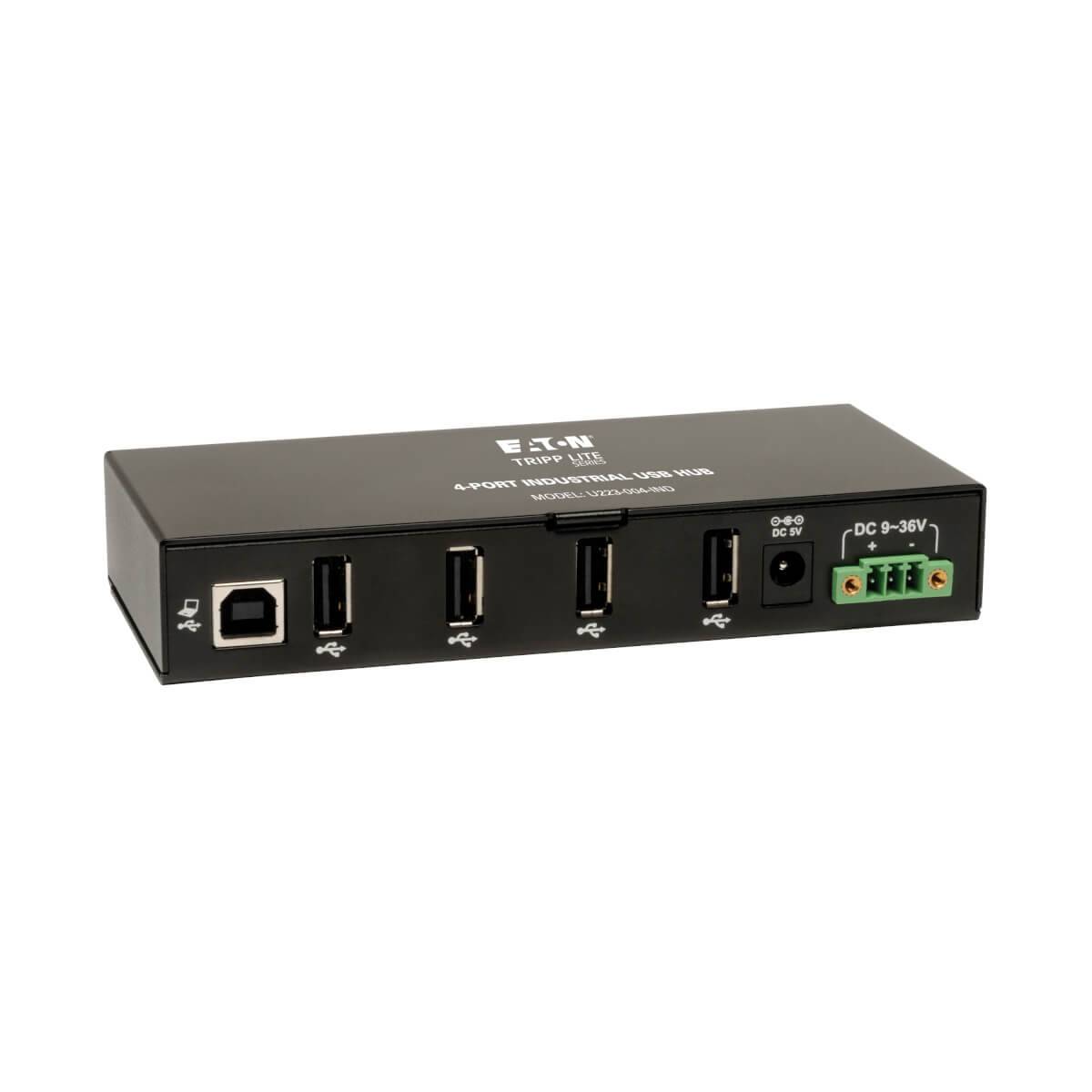 Rca Informatique - image du produit : 4-PORT USB HUB INDUSTRIAL METAL