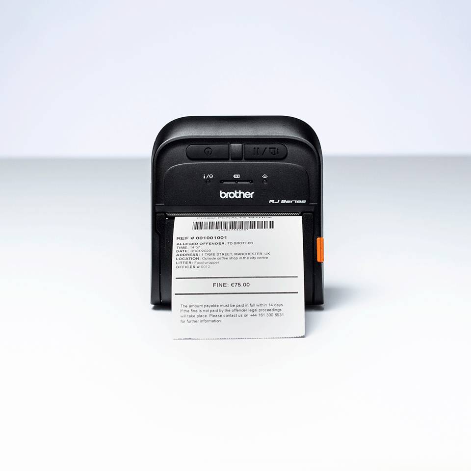 Rca Informatique - image du produit : RJ-3035B 3IN MOBILE RECEIPT PRINTER WITH BLUETOOTH