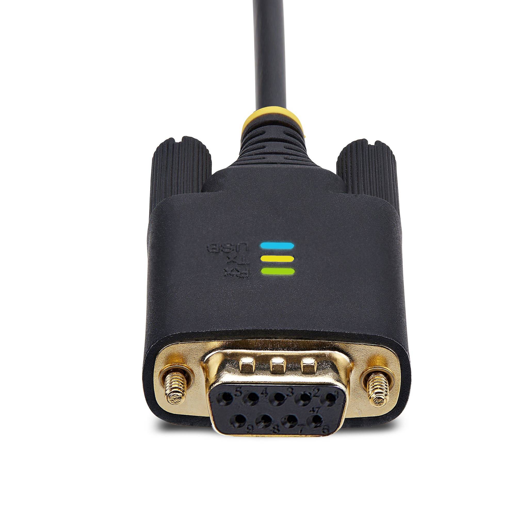 Rca Informatique - image du produit : USB TO SERIAL DCE CABLE USB TO NULL MODEM SERIAL ADAPTER