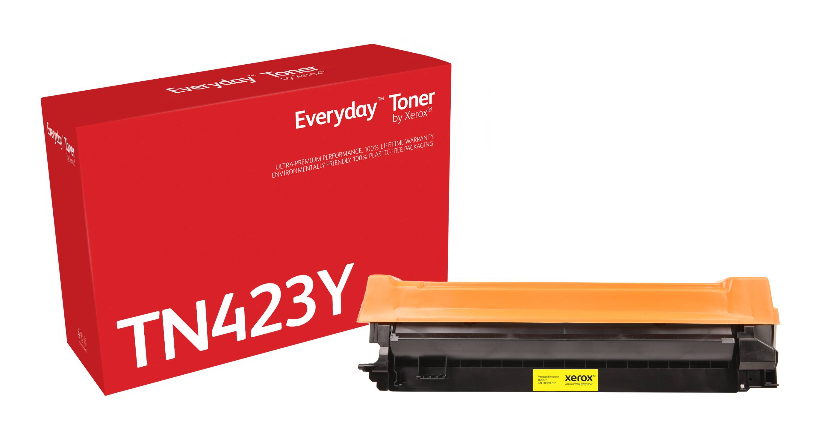 Rca Informatique - Image du produit : EVERYDAY YELLOW TONER COMPATIBLE WITH TN-421Y HIGH CAP