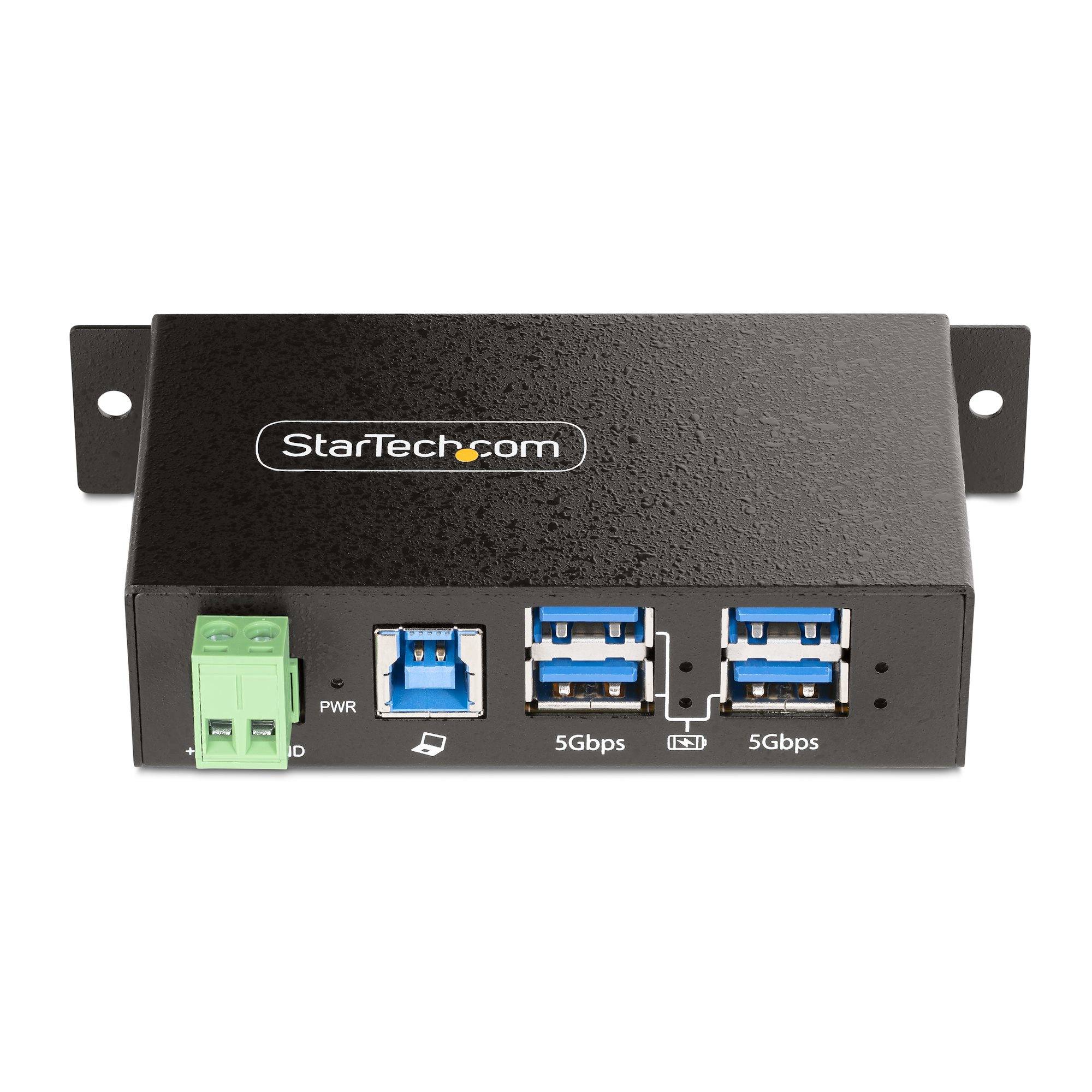 Rca Informatique - image du produit : 4-PORT MANAGED INDUSTRIAL USB HUB USB 3.0/3.1/3.2 G1 5GBPS