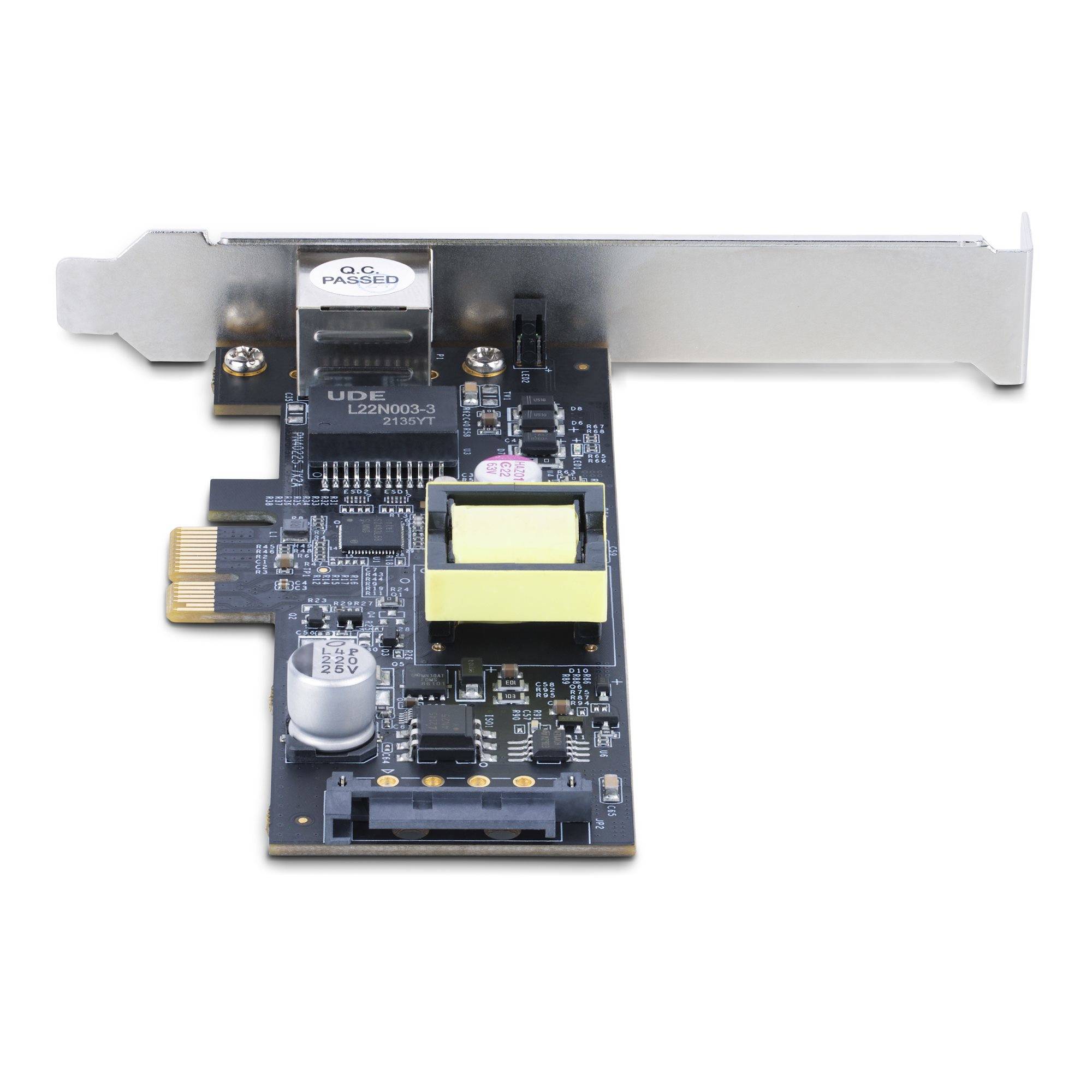 Rca Informatique - image du produit : 1-PORT 2.5GBPS NETWORK CARD PCIE 802.3AF/AT POE+ ETHERNET NI