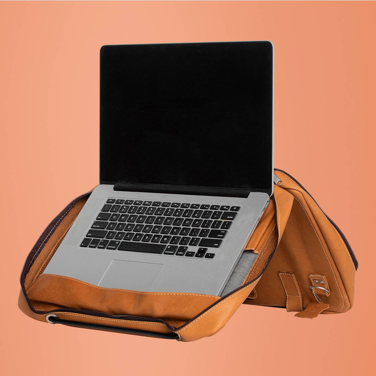 Rca Informatique - image du produit : VIVA LAPTOP BAG 15.6IN BROWN - FULL GRAIN LEATHER BROWN