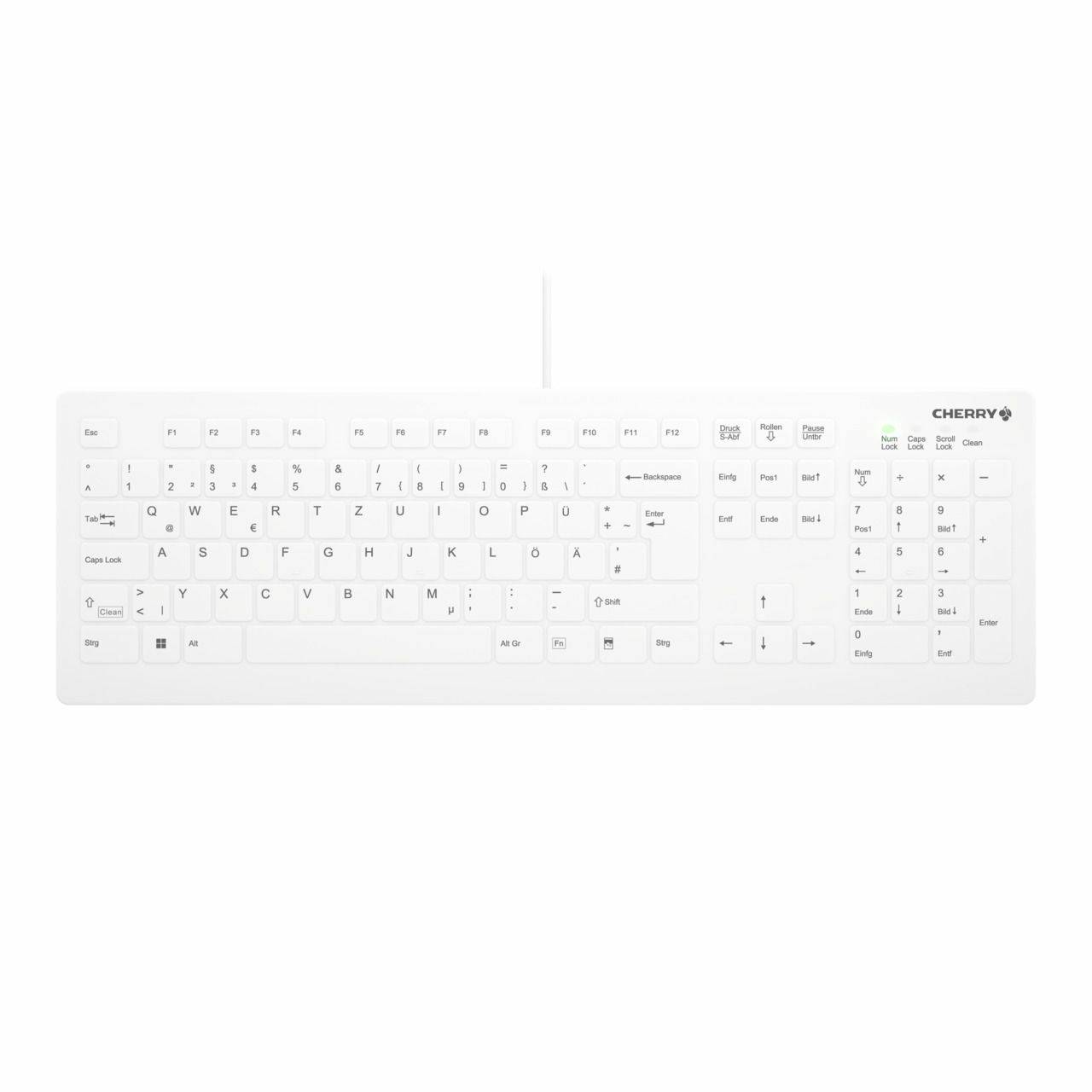 Rca Informatique - image du produit : AK-C8112 MEDICAL KEYBOARD WHITE